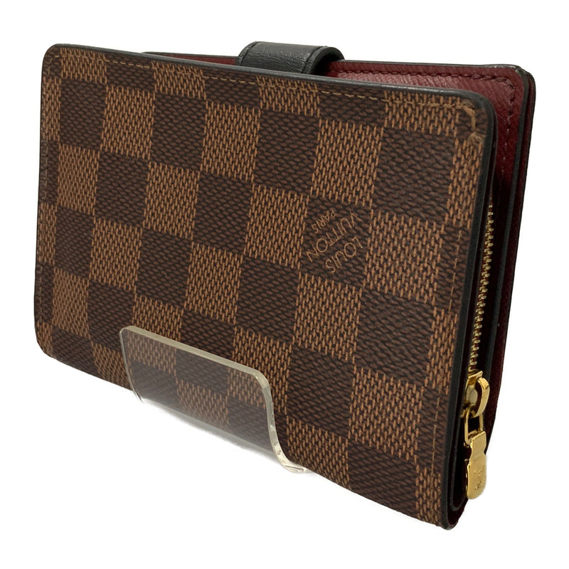 LOUIS VUITTON/Bifold Wallet/Brown/Leather/All Over Print/PORTEFEUILLE JULIETTE_DAMIER/N60381