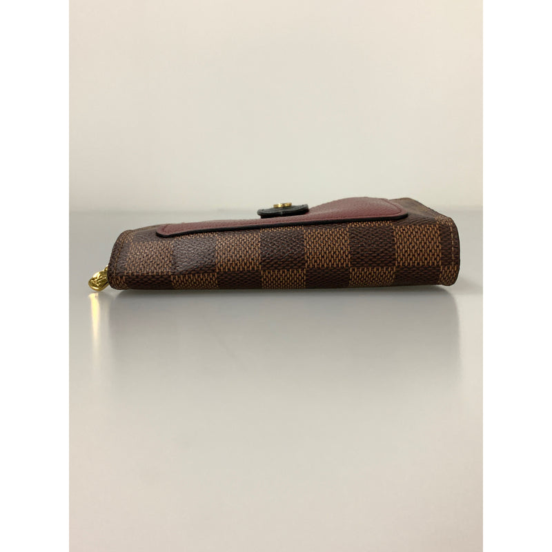 LOUIS VUITTON/Bifold Wallet/Brown/Leather/All Over Print/PORTEFEUILLE JULIETTE_DAMIER/N60381