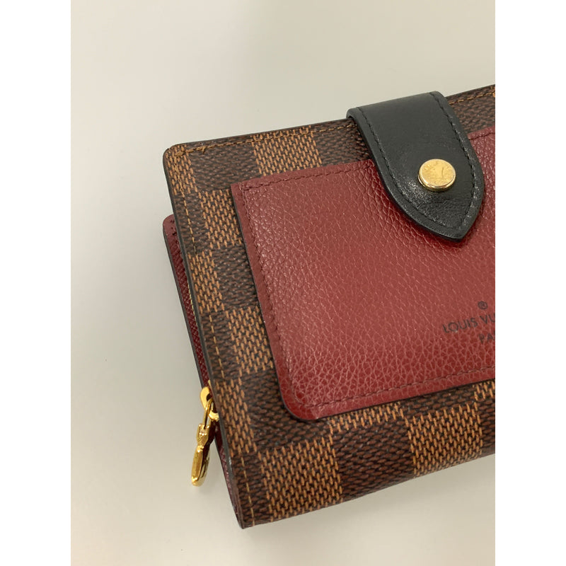 LOUIS VUITTON/Bifold Wallet/Brown/Leather/All Over Print/PORTEFEUILLE JULIETTE_DAMIER/N60381