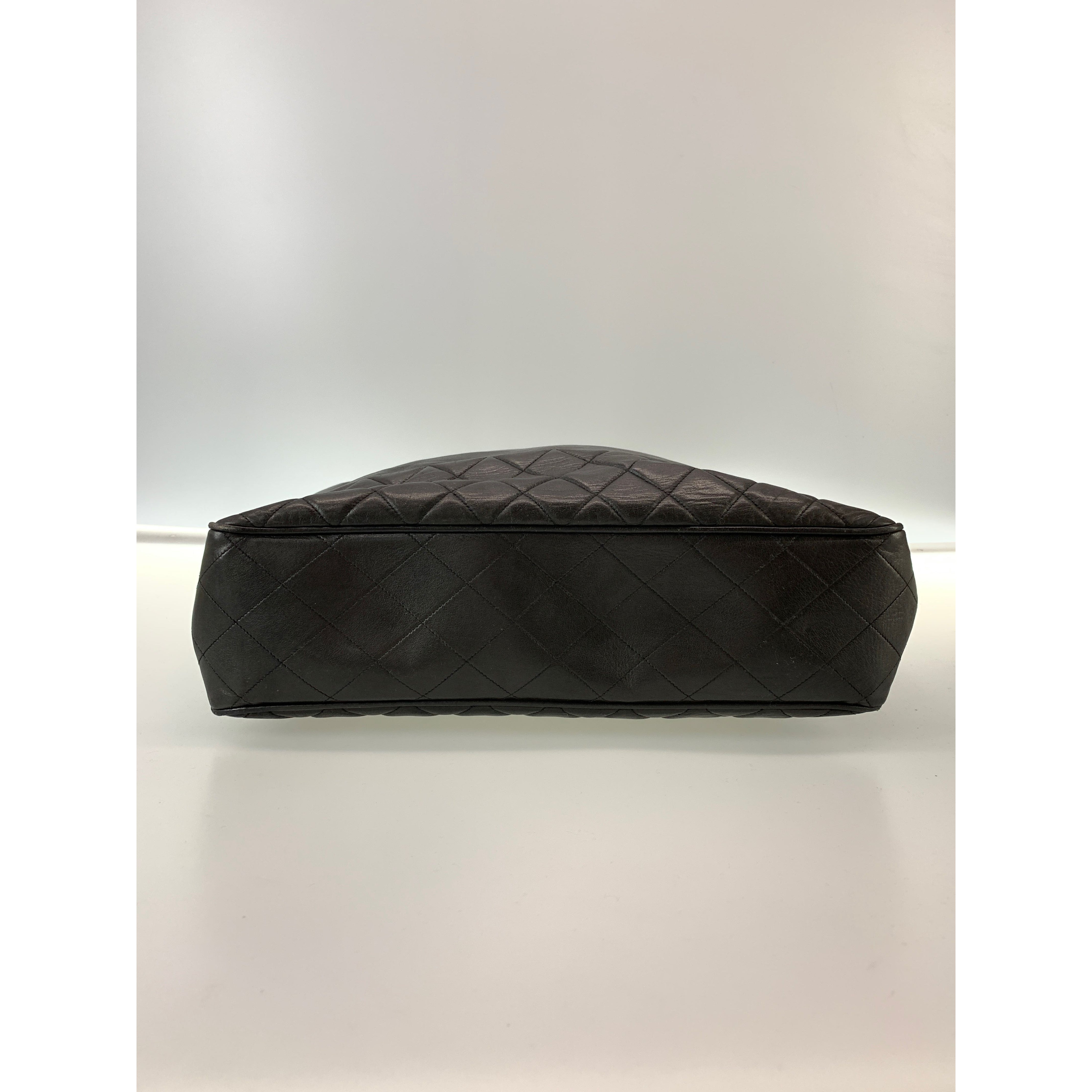 CHANEL/Tote Bag/Black/Leather/ view 3