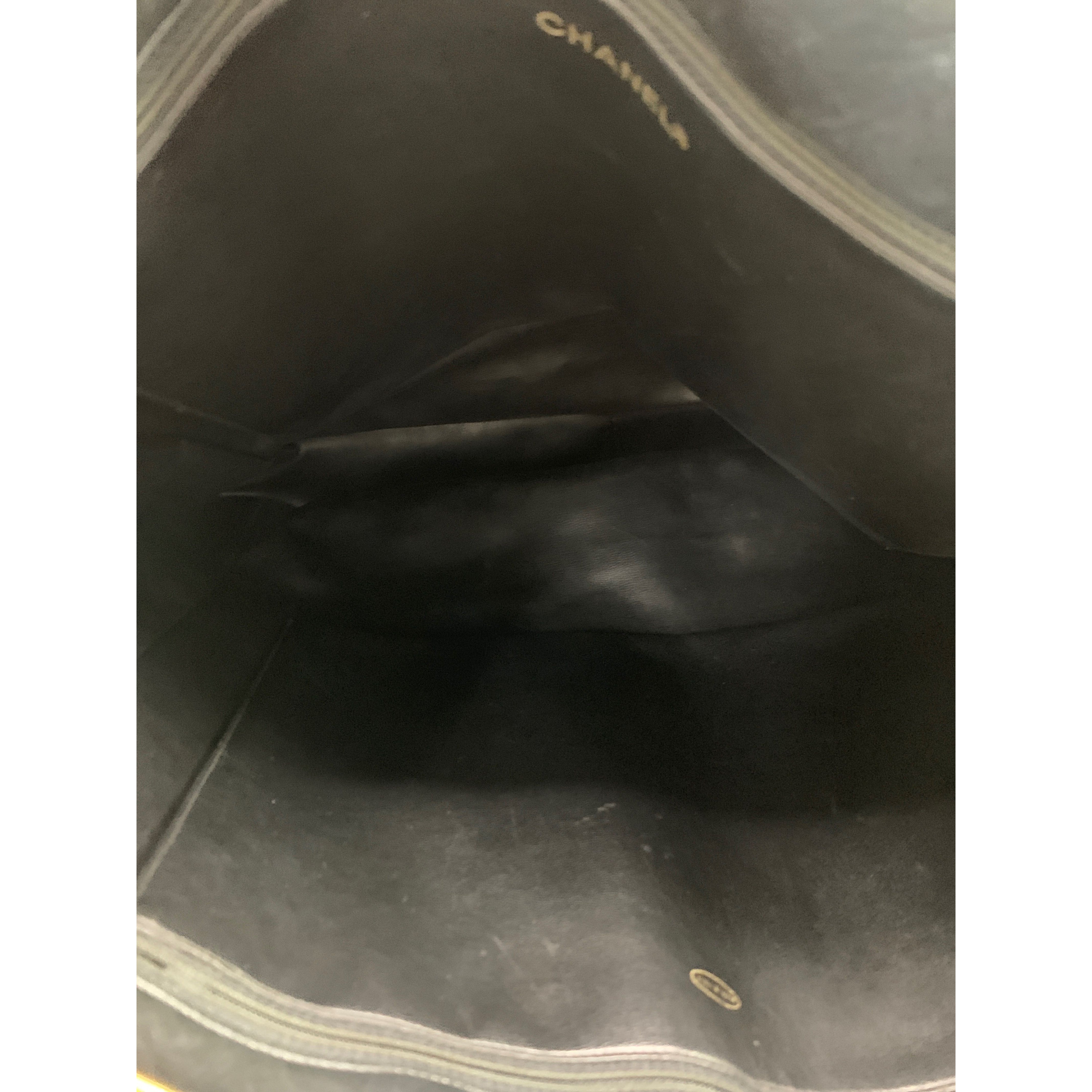 CHANEL/Tote Bag/Black/Leather/ view 4