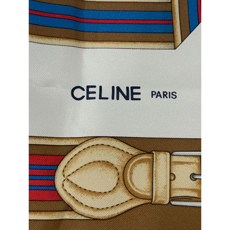CELINE/Scarve/Multicolor/Silk/All Over Print/