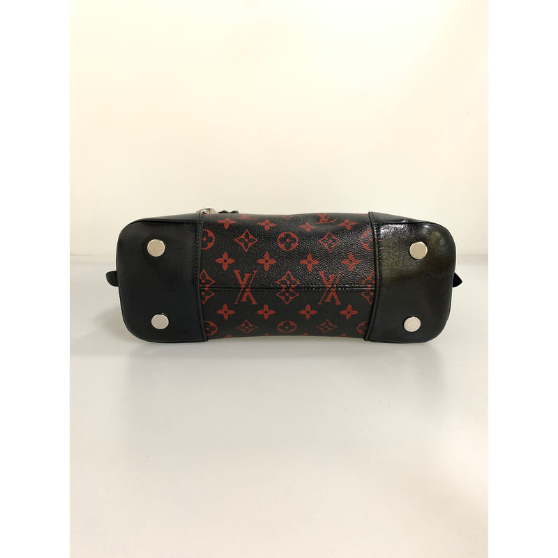 LOUIS VUITTON/Hand Bag/Black/All Over Print/ALMA PM_MONOGRAM ROUGE/M41500