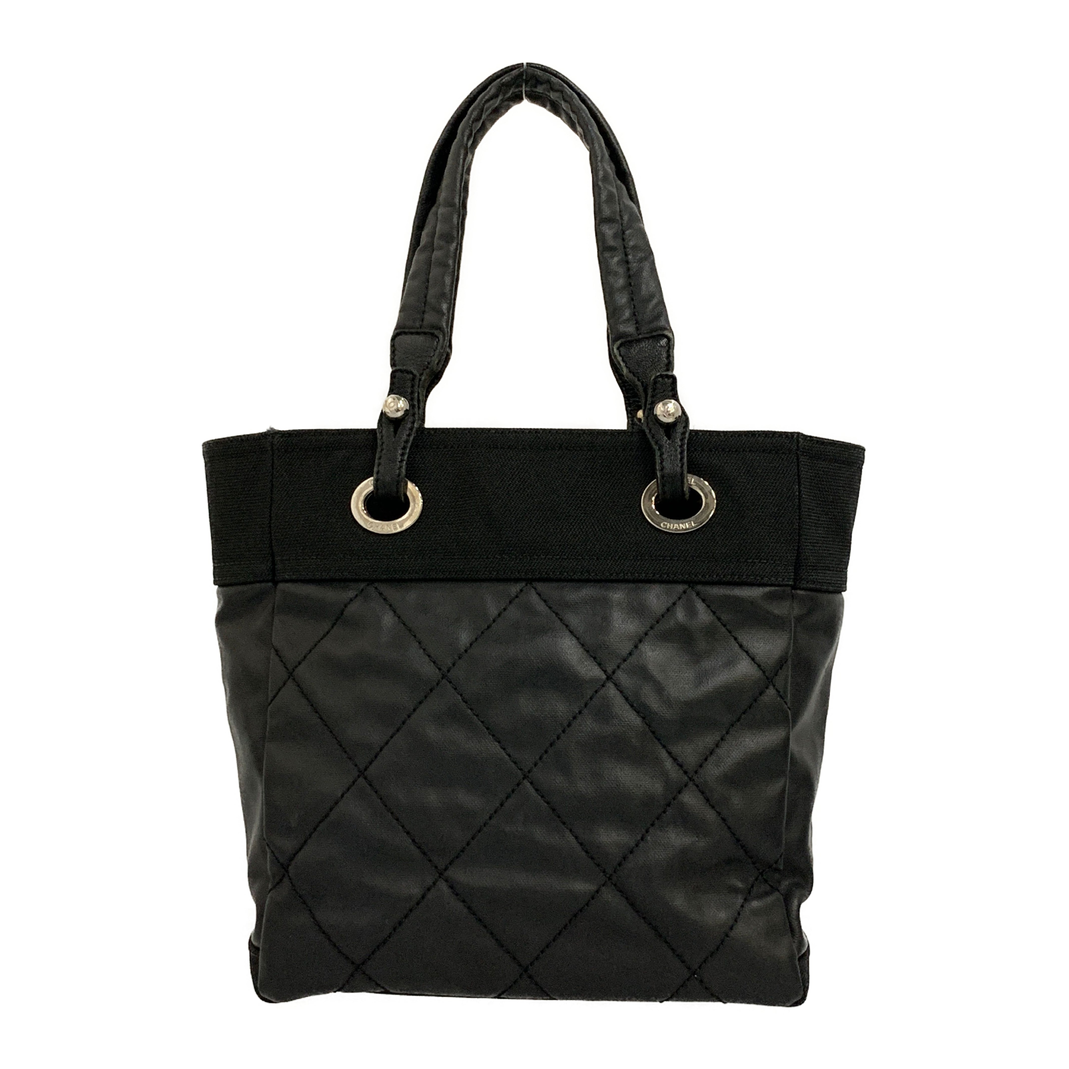 CHANEL/Tote Bag/Black/Cotton/A34208 view 2