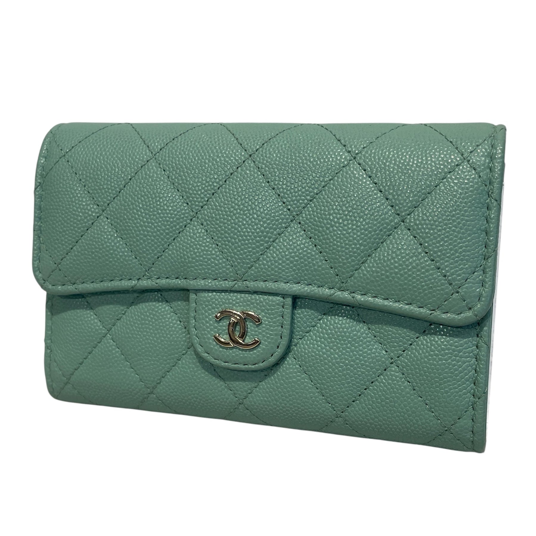 CHANEL/Wallet/Leather/GRN/ view 1