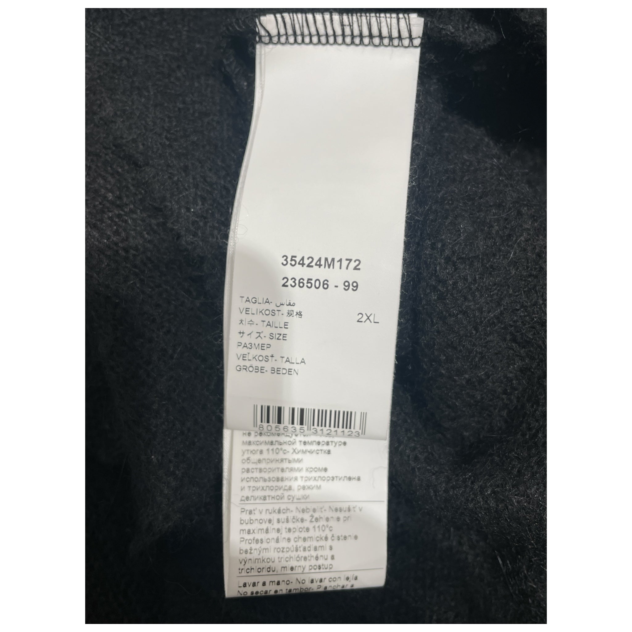 424(FourTwoFour)/Hoodie/XXL/Alpaca/BLK/Oversize/ view 4