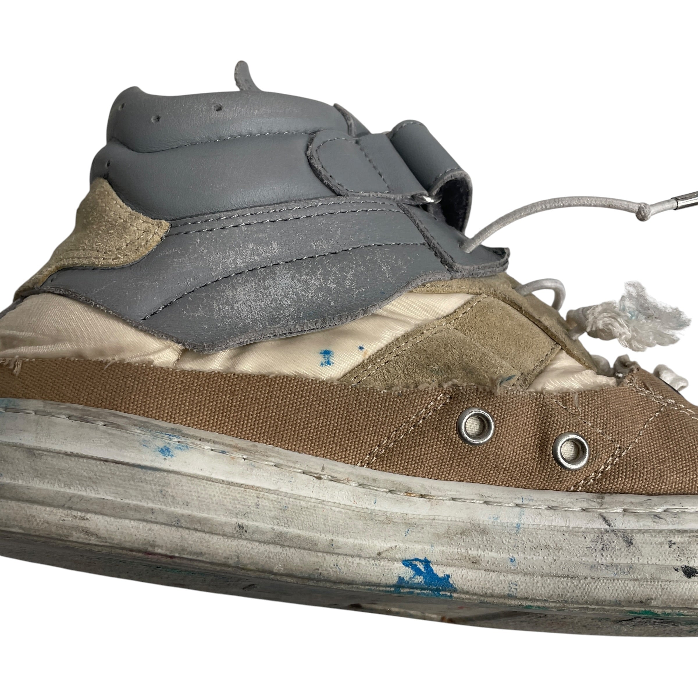 Maison Margiela/Hi-Sneakers/EU 44/Leather/CML/GREY LEATHER view 6