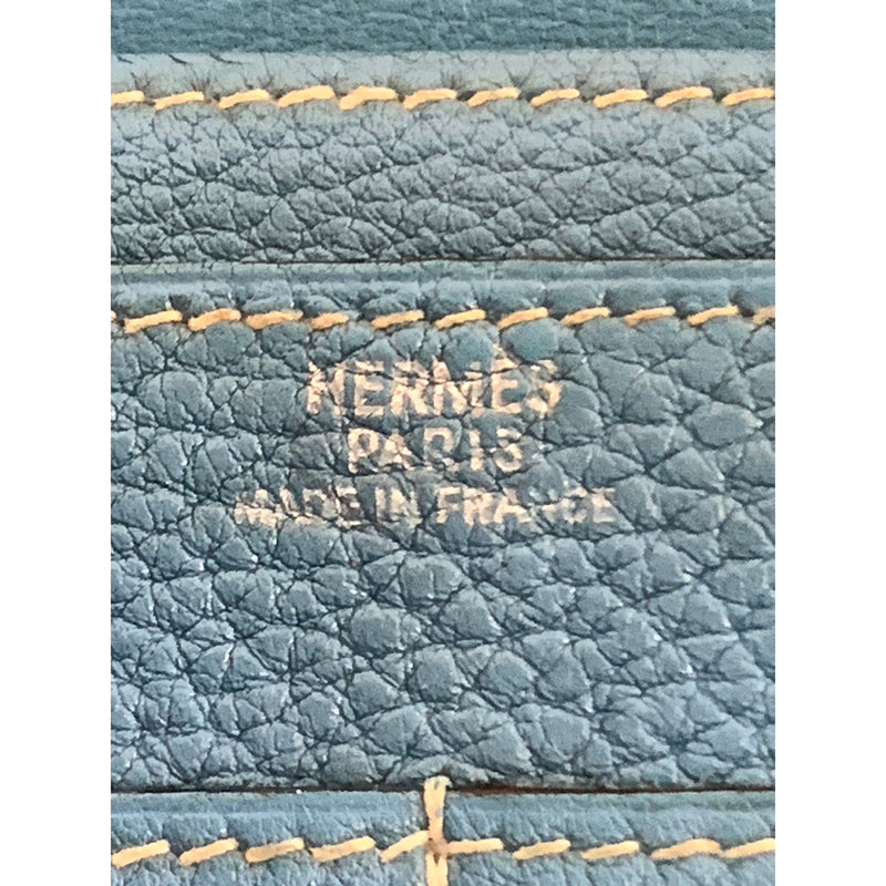 HERMES/Long Wallet/Leather/