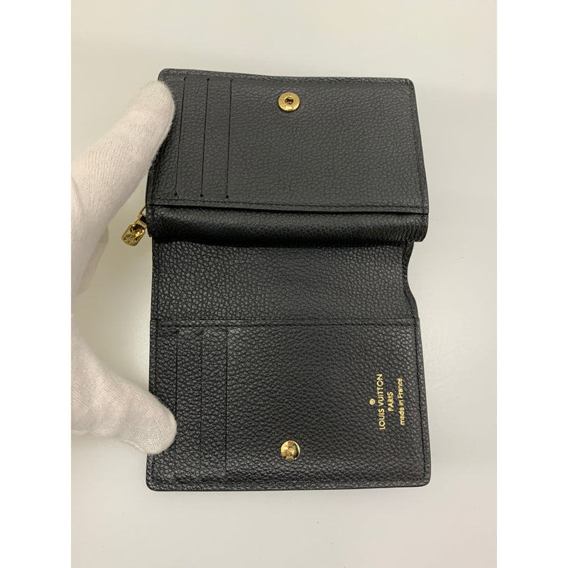 LOUIS VUITTON/Bifold Wallet/Black/Leather/Monogram/PORTEFEUILLE CLEA_MONOGRAM EMPREINTE/M80151