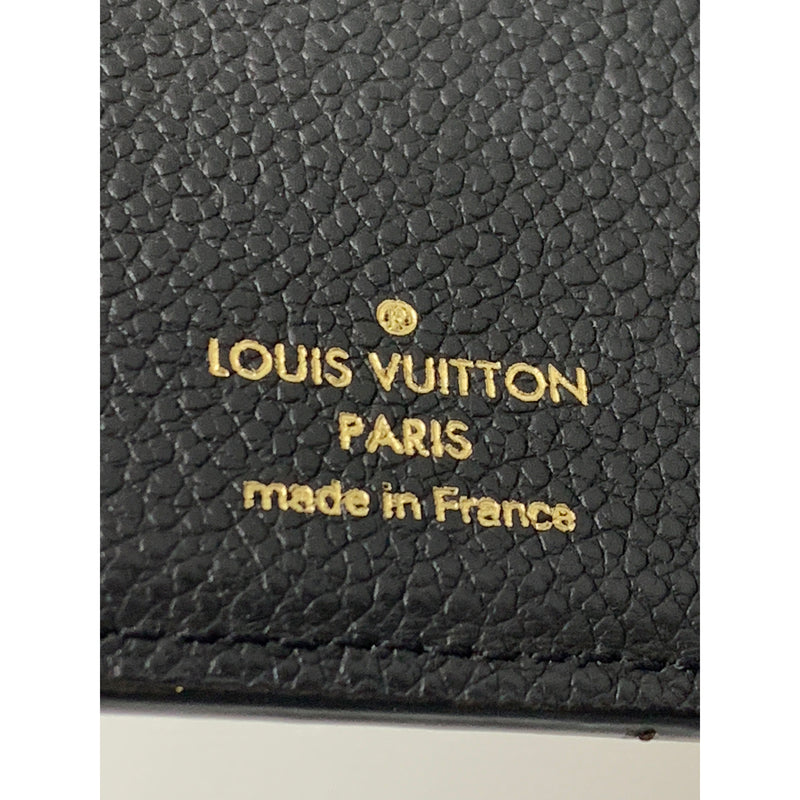 LOUIS VUITTON/Bifold Wallet/Black/Leather/Monogram/PORTEFEUILLE CLEA_MONOGRAM EMPREINTE/M80151