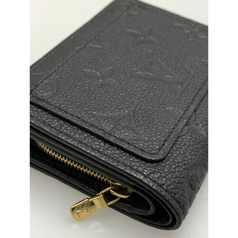 LOUIS VUITTON/Bifold Wallet/Black/Leather/Monogram/PORTEFEUILLE CLEA_MONOGRAM EMPREINTE/M80151