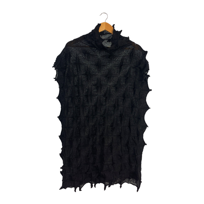 me ISSEY MIYAKE/Sweater/Wool/MI62KT192/Black