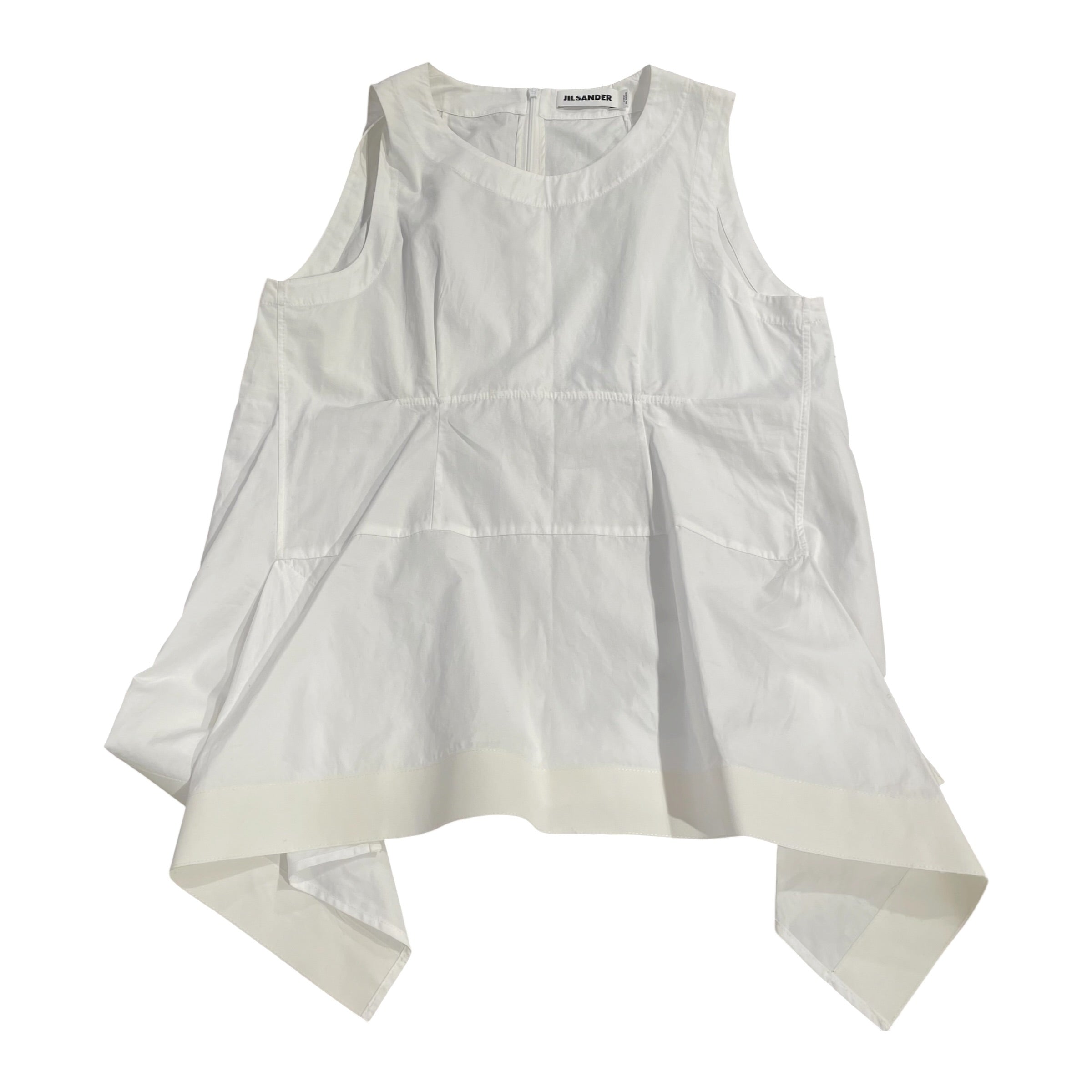 JIL SANDER/Blouse/38/Cotton/WHT/ view 4