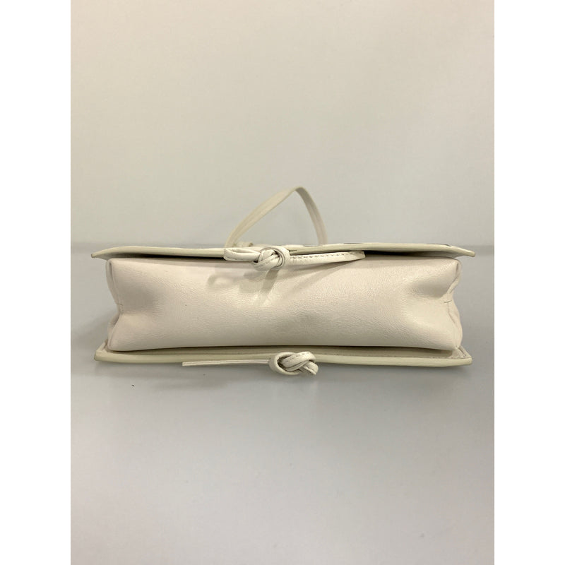 BOTTEGA VENETA/Cross Body Bag/White/Leather/