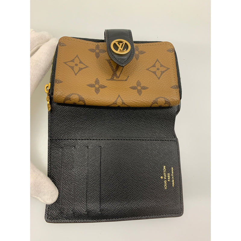 LOUIS VUITTON/Bifold Wallet/Brown/All Over Print/PORTEFEUILLE JULIETTE_MONOGRAM REVERSE/M69432