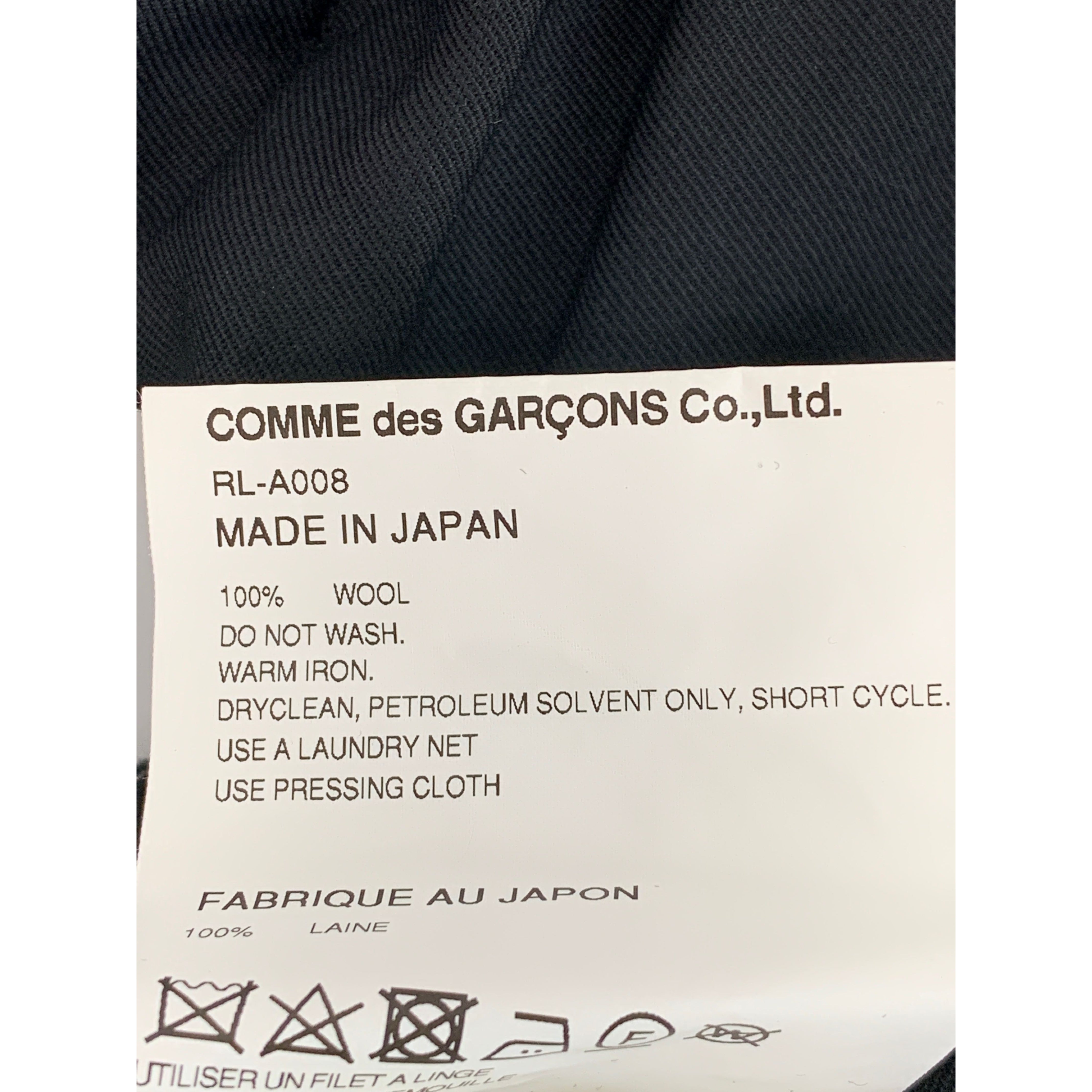 COMME des GARCONS COMME des GARCONS/Dress/M/Black/Wool/RL-A008 view 4