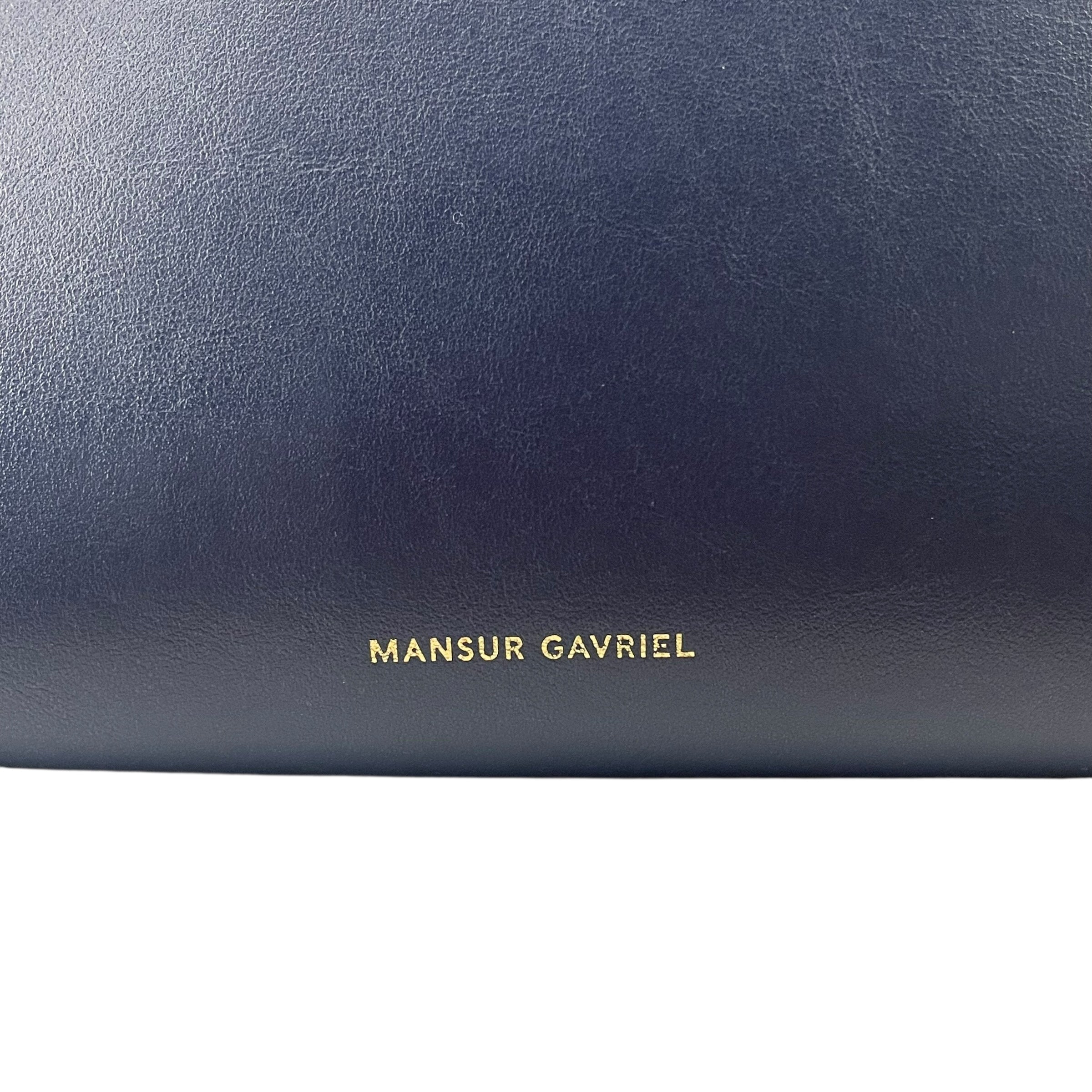 Mansur Gavriel/Clutch Bag/Leather/NVY/M BAG view 5