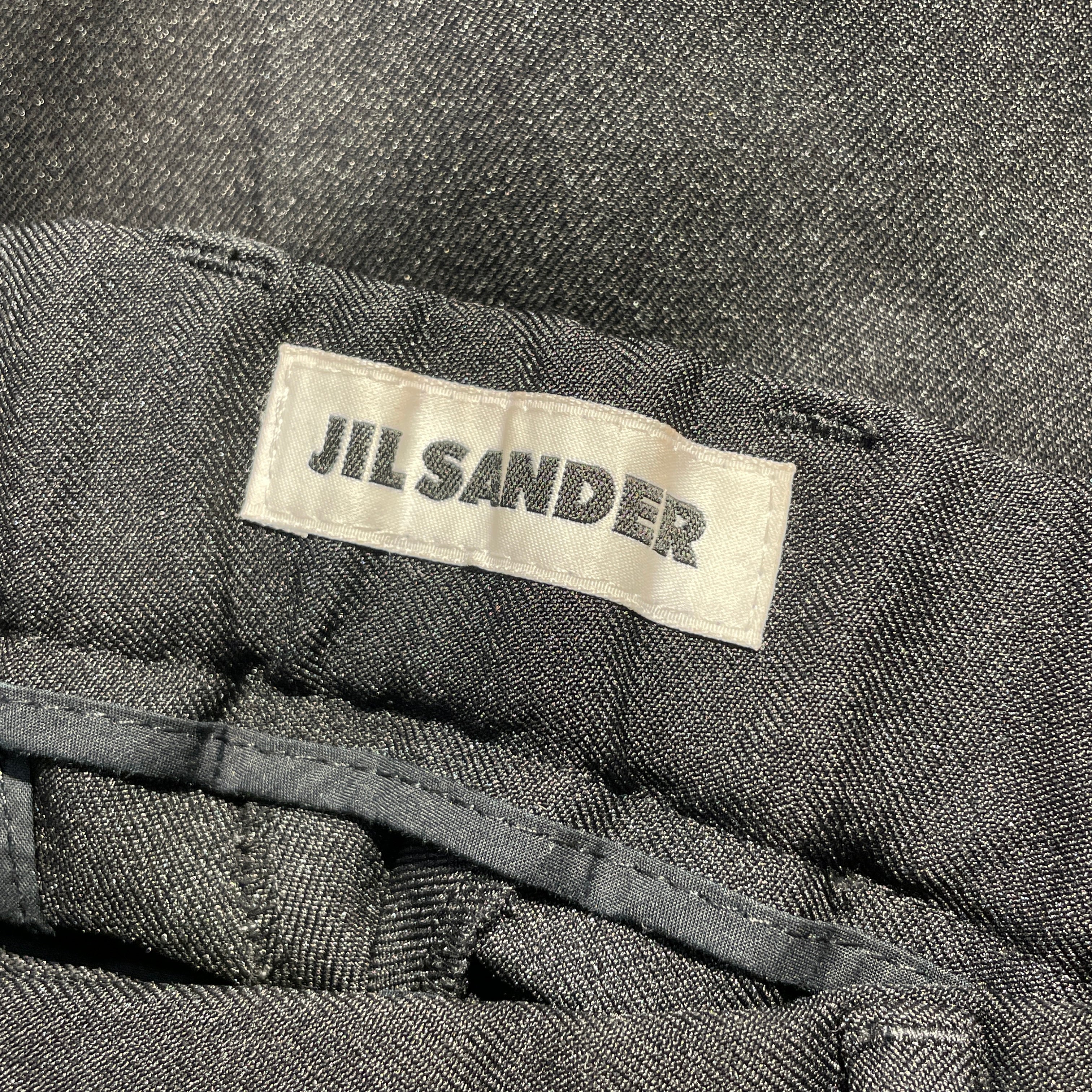 JIL SANDER/Pants/48/Polyester/BLK/ view 3