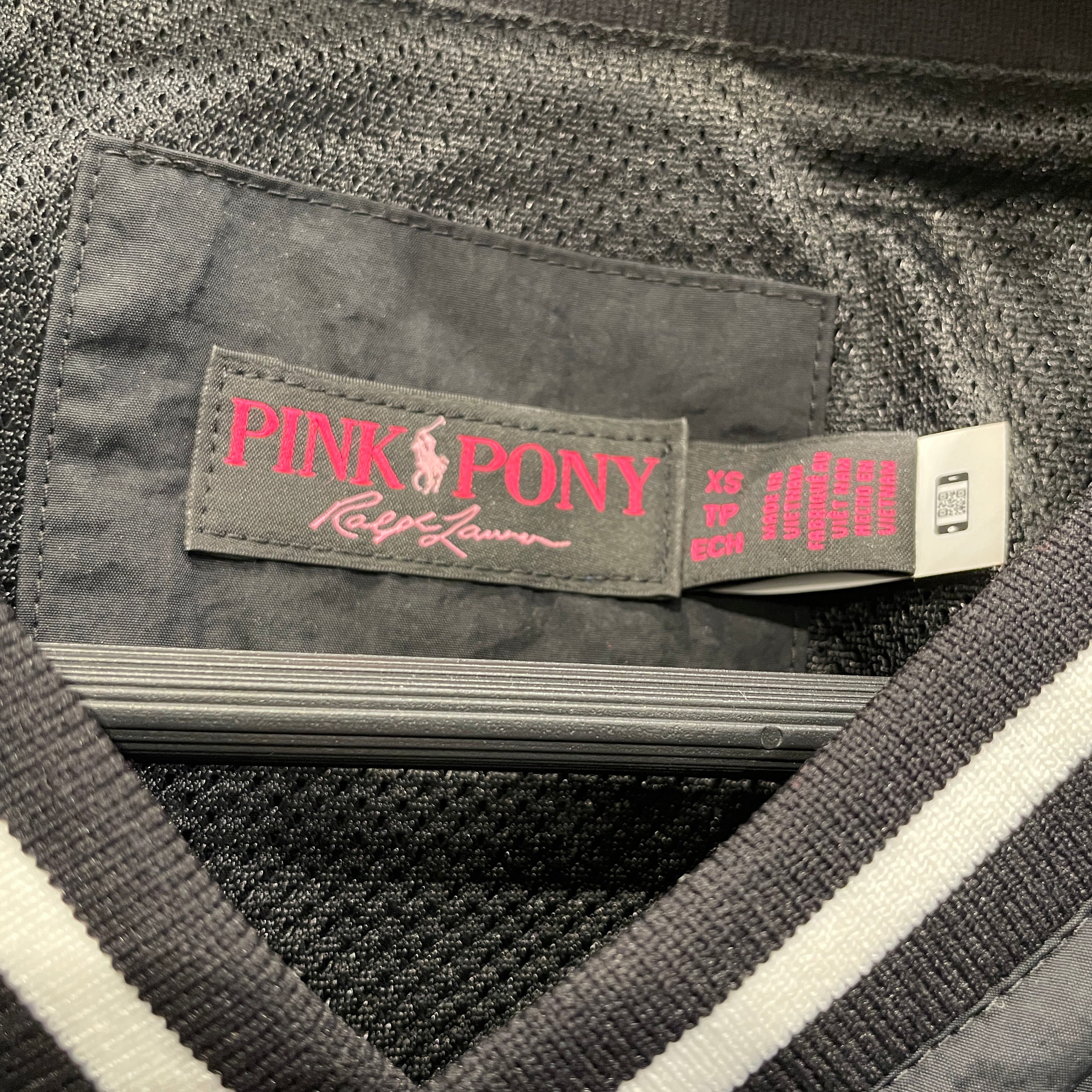 RALPH LAUREN/Sweater/XS/Nylon/BLK/PINK PONY PULLOVER view 3