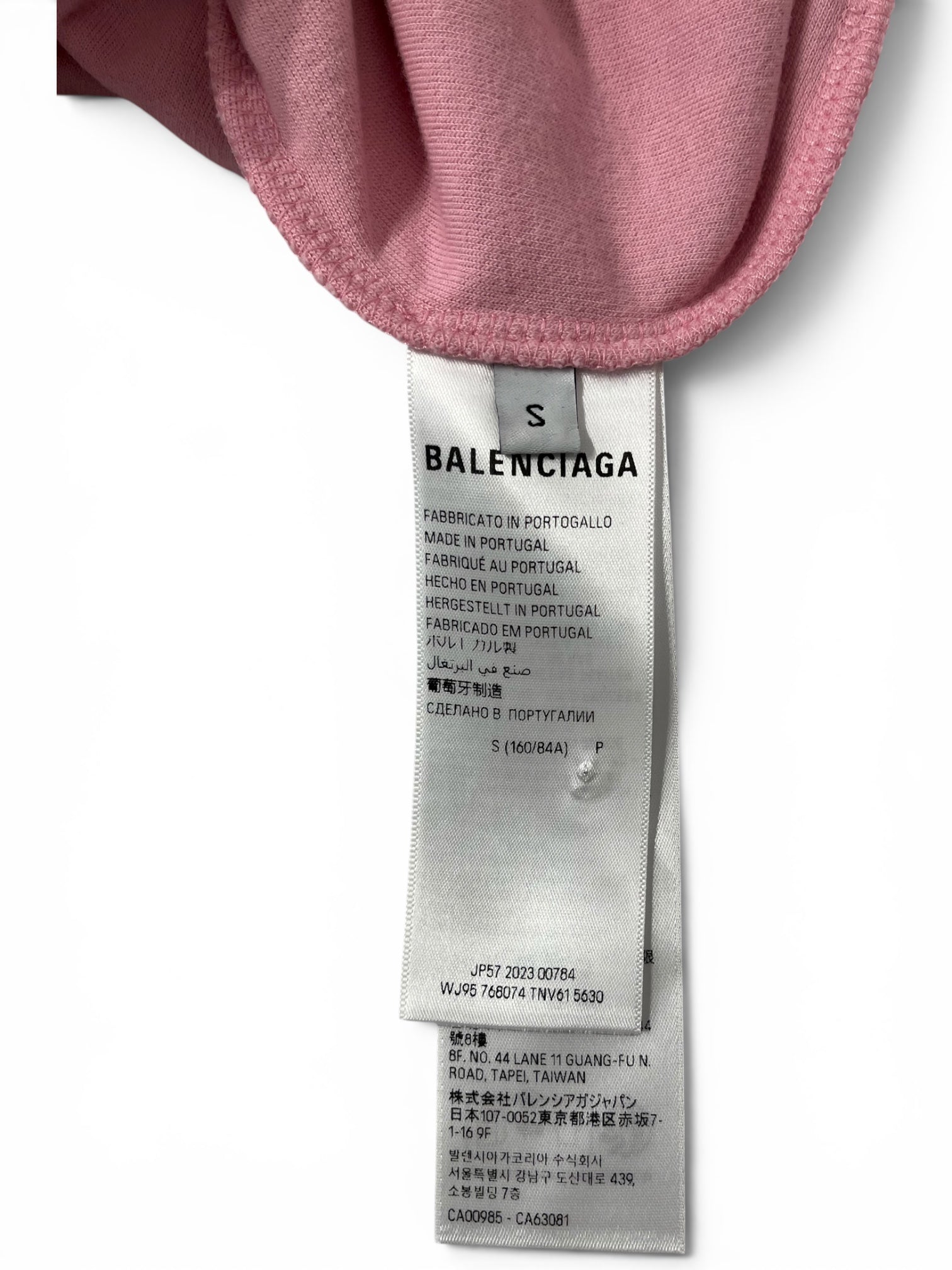 BALENCIAGA/Cut & Sew/S/Velour/PNK/VELVET WRAP TURTLENECK view 4