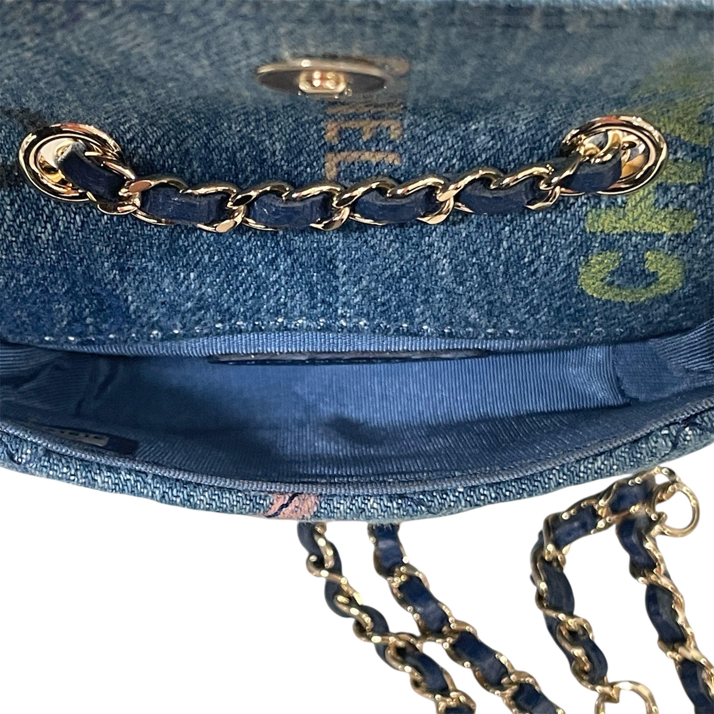 CHANEL/Bag/Denim/IDG/2022 DENIM MOOD CLUTCH MINI view 7