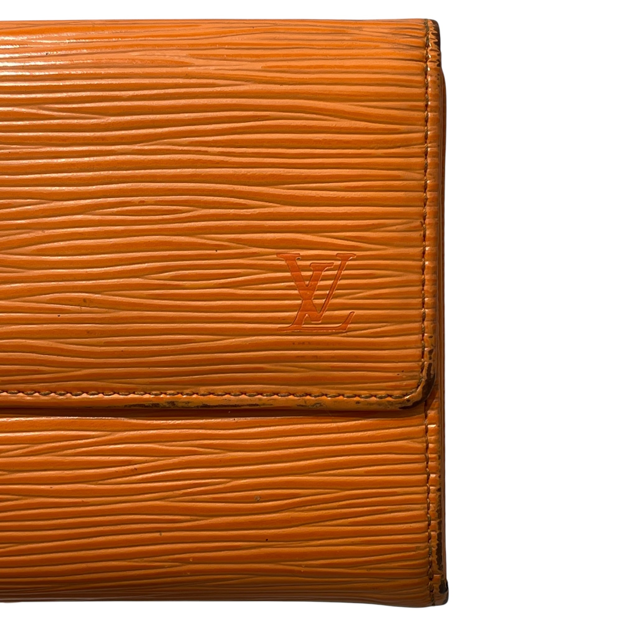 LOUIS VUITTON/Trifold Wallet/Monogram/Leather/ORN/M's/org epi leather wallet view 8