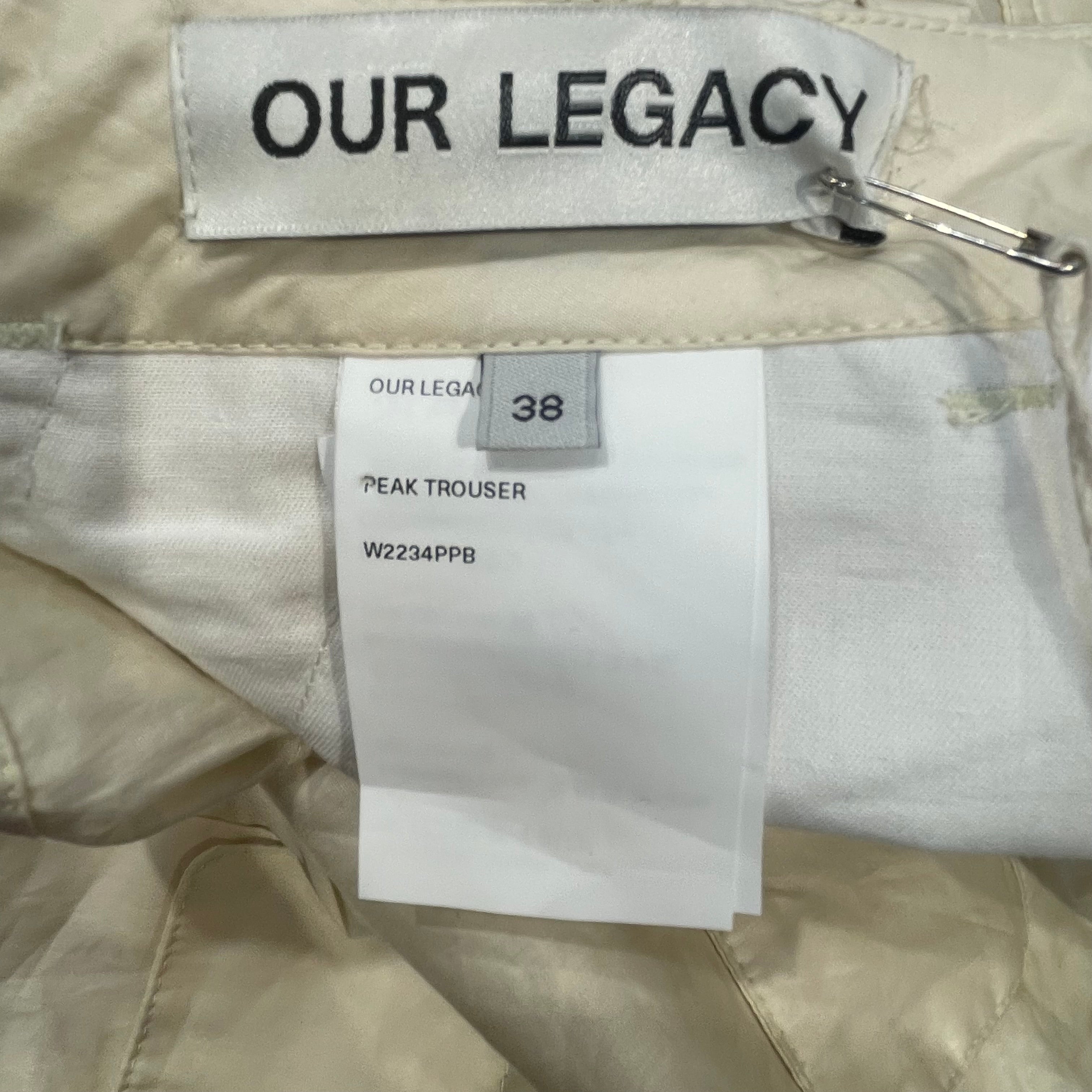 OUR LEGACY/Pants/38/Cotton/CRM/MOUTAIN CARGO PANTS view 3