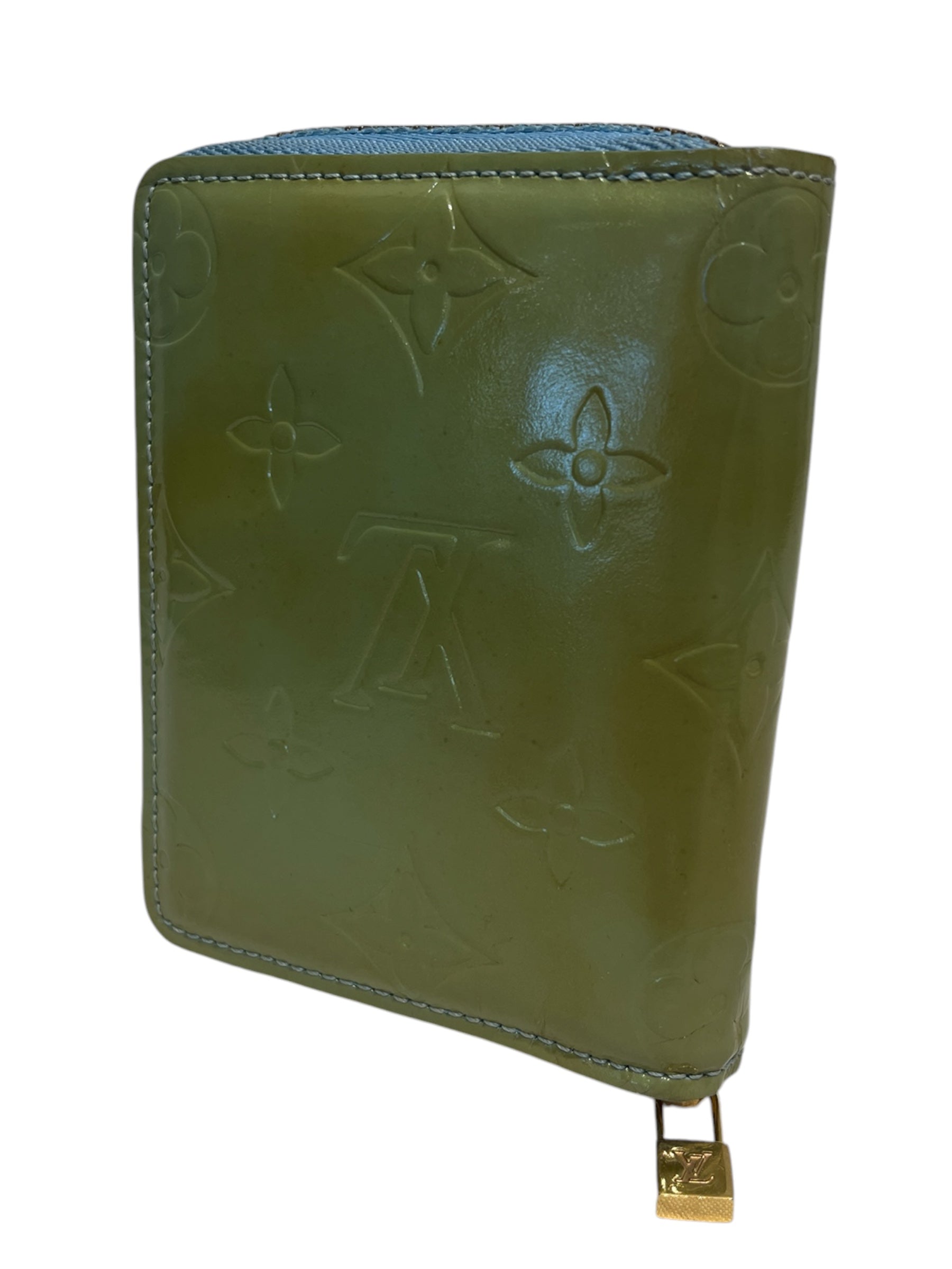 LOUIS VUITTON/Bifold Wallet/Monogram/GRN/ZIPPY PATENT VERNIS view 2