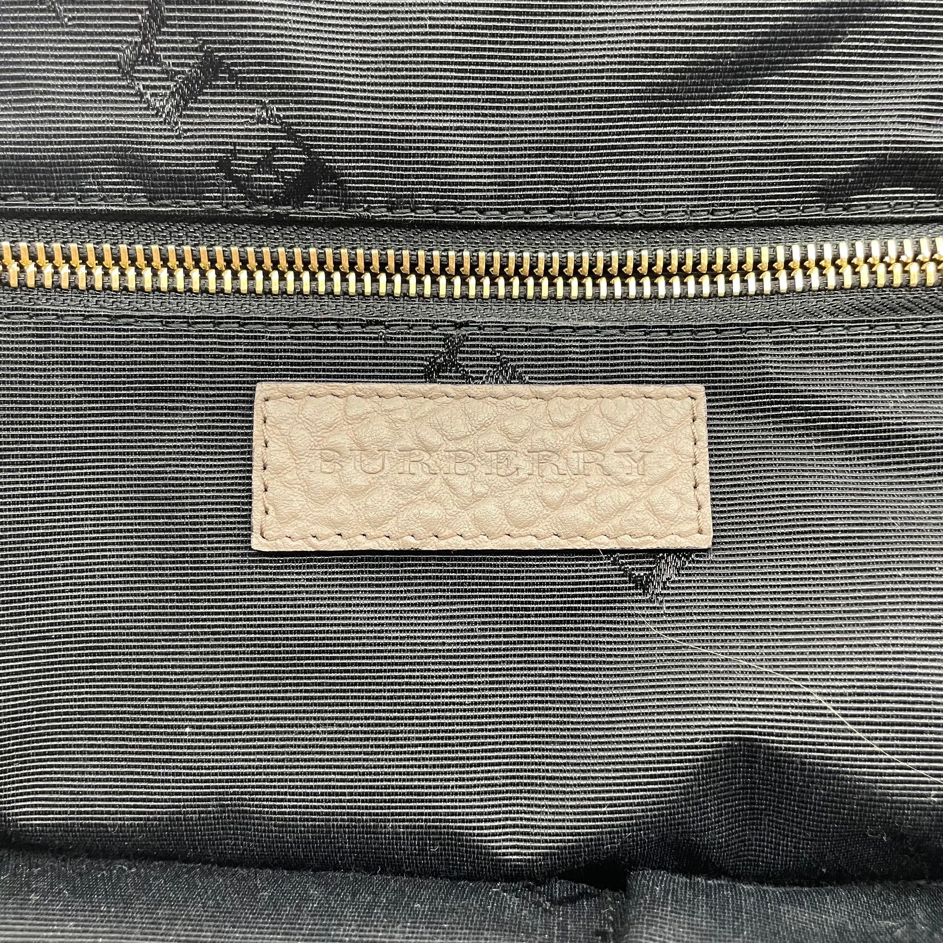 BURBERRYS/Hand Bag/Leather/GRY/ROUND BAG view 7