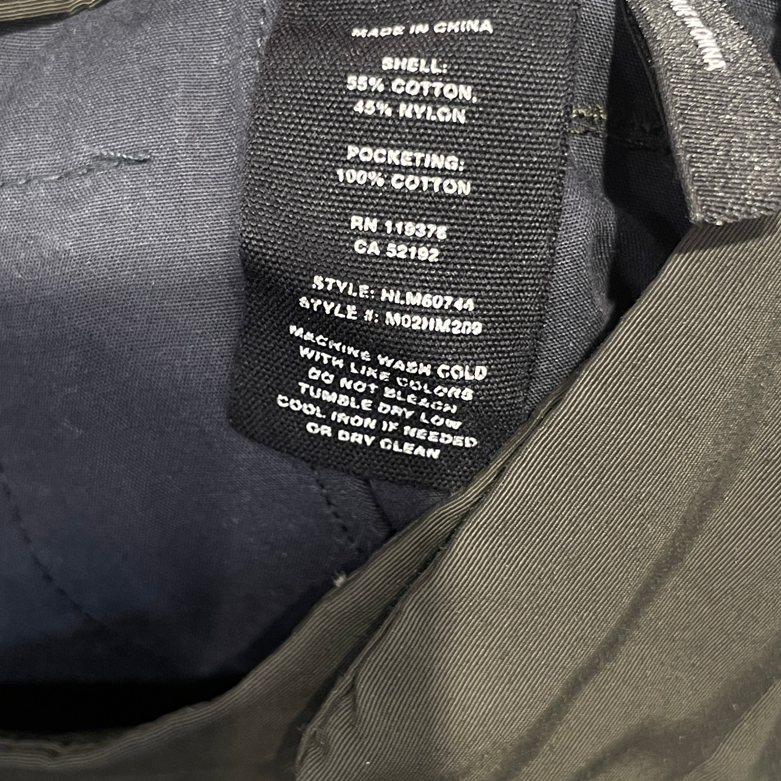 Helmut Lang/Straight Pants/L/Nylon/GRN/Low-rise/ view 3