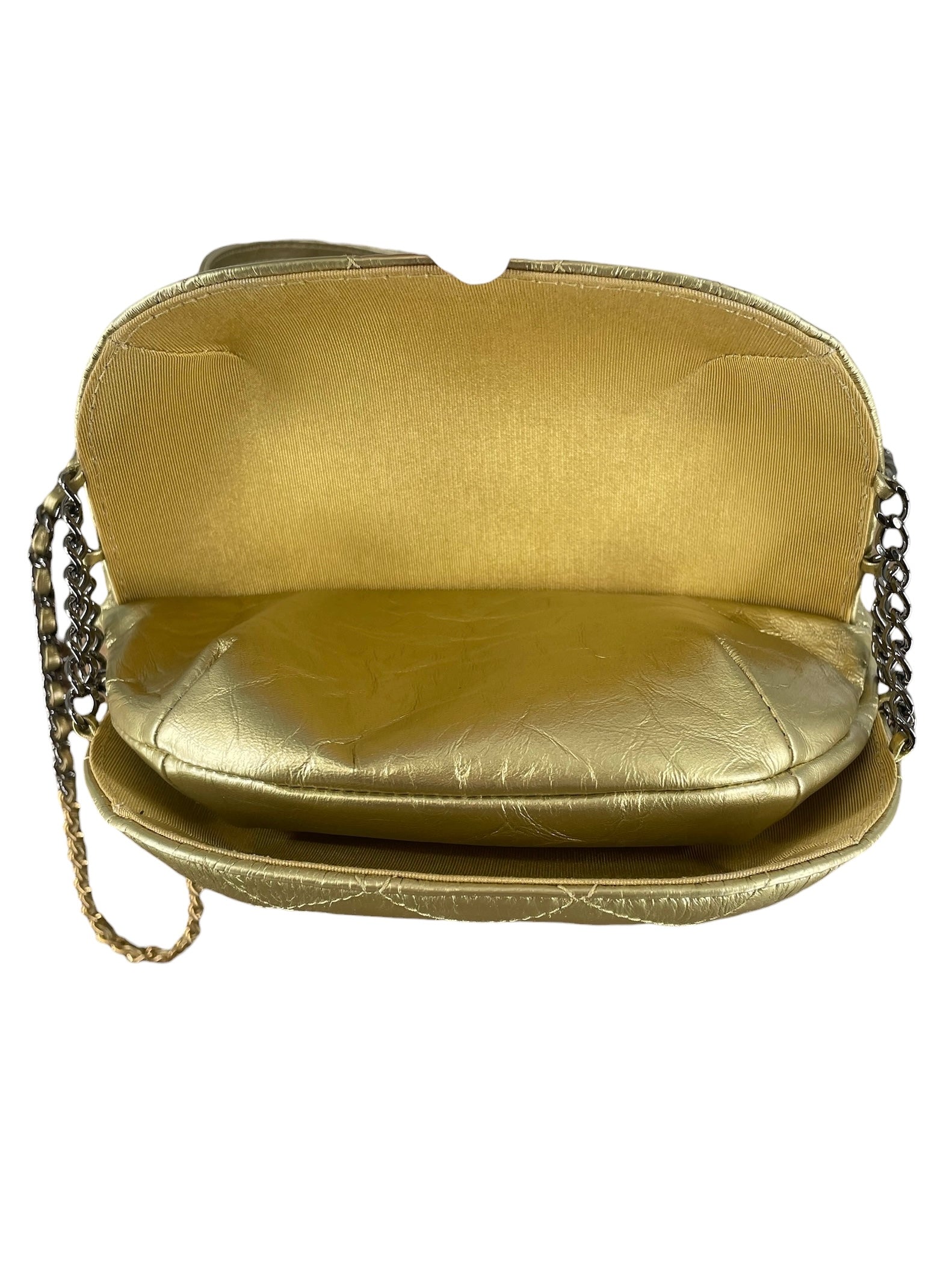 CHANEL/Cross Body Bag/GLD/2361080 Eggshell Bottom Slvr H view 5
