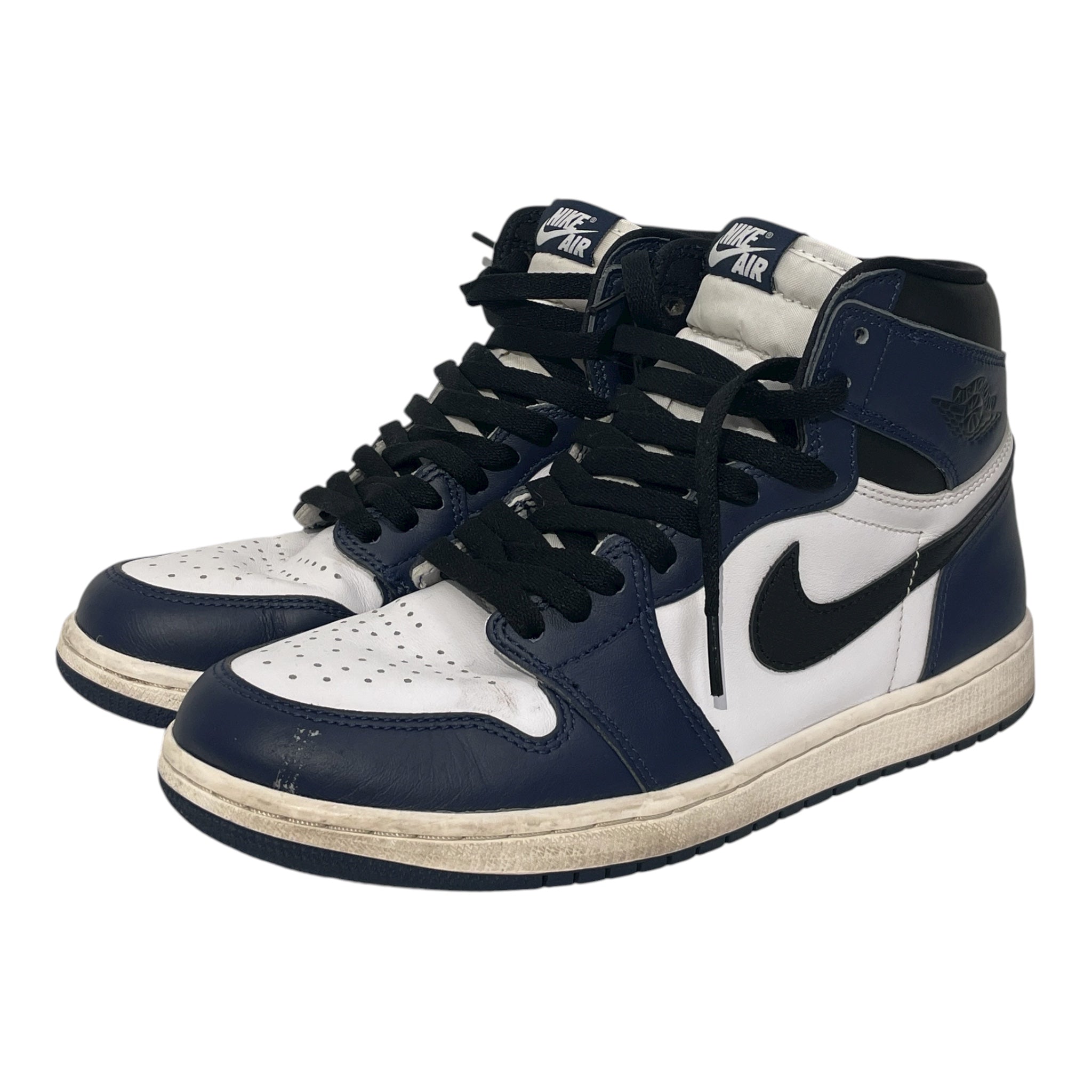 NIKE/Hi-Sneakers/US 8.5/Cotton/NVY/Straight Tip/jordan 1 midnight high view 1