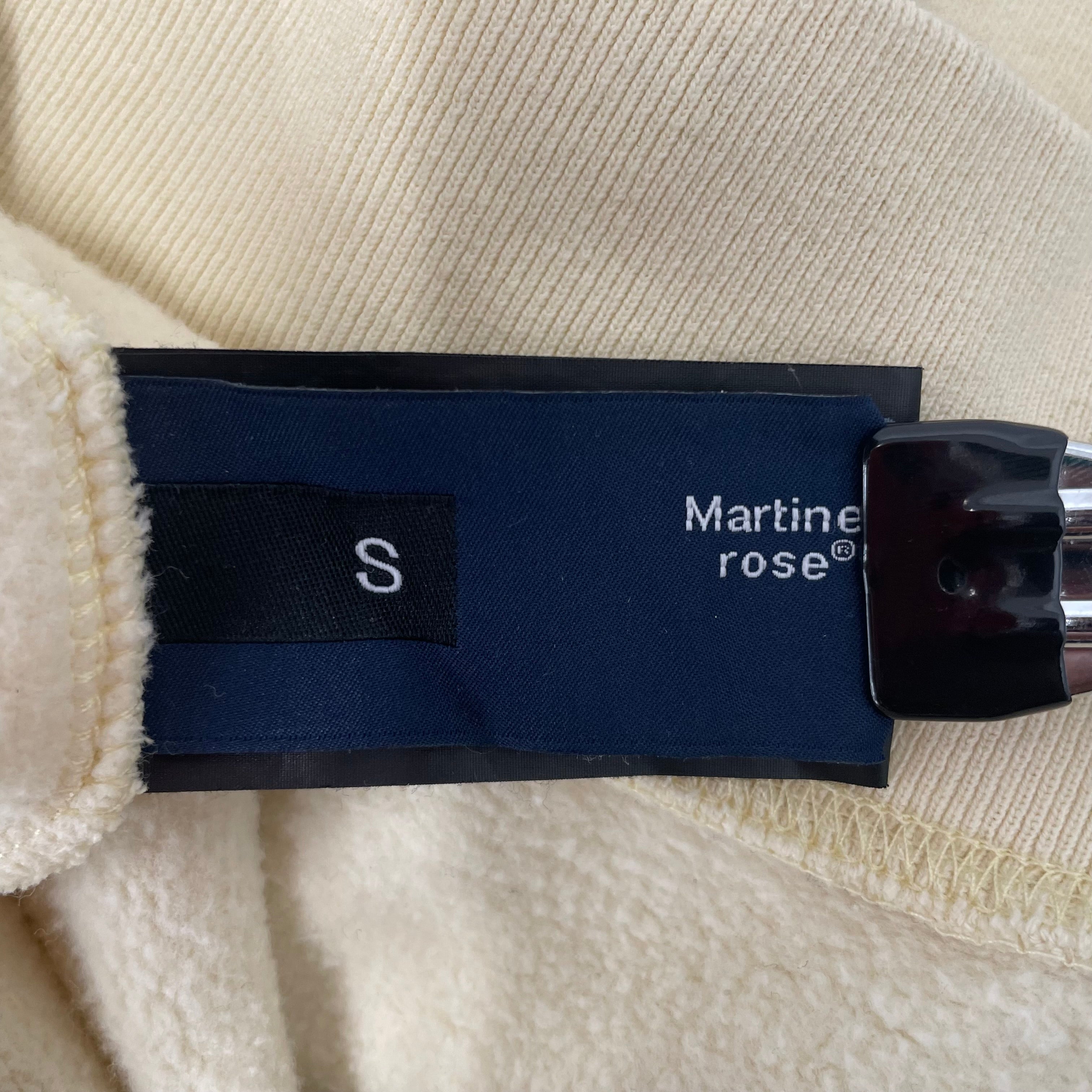 MARTINE ROSE/Sweatshirt/S/Cotton/BEG/LONDON/PARIS/NEW YORK GLOBE view 4