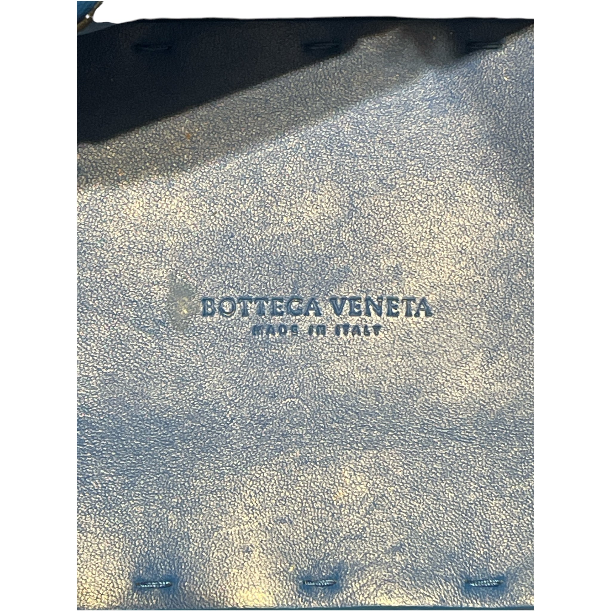 BOTTEGA VENETA/Tote Bag/All Over Print/Leather/BLU/Fettucce Maxi Cabat Tote view 4
