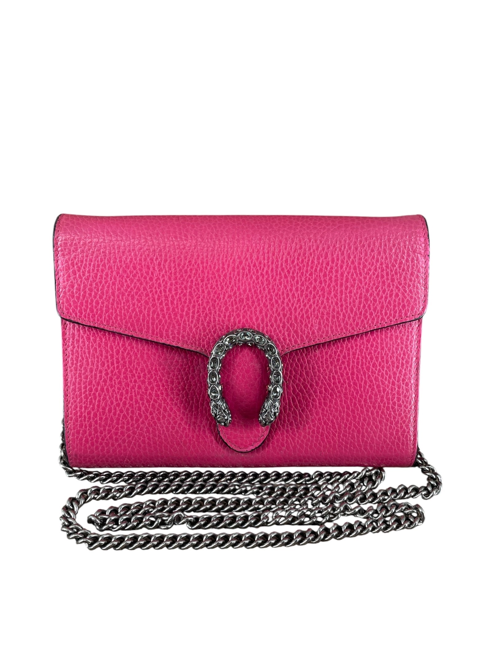 GUCCI/Cross Body Bag/Leather/PNK/401231493075 SLVR HORSESHOE view 1