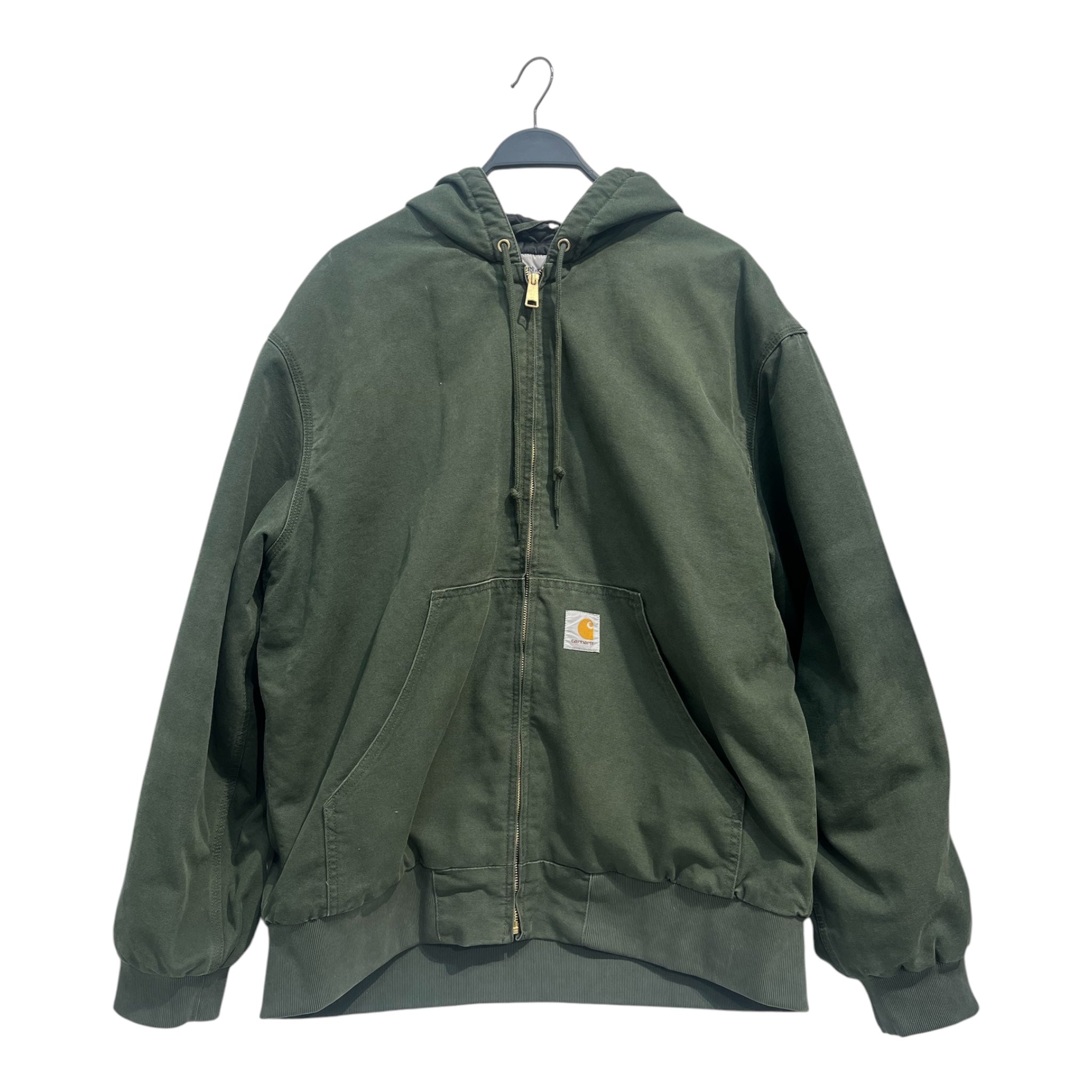 CARHARTT WIP(WORK IN PROGRESS)/Quilted Jkt/XL/Cotton/GRN/OG ACTIVE HEAVYWEIGHT DEARBORN view 1