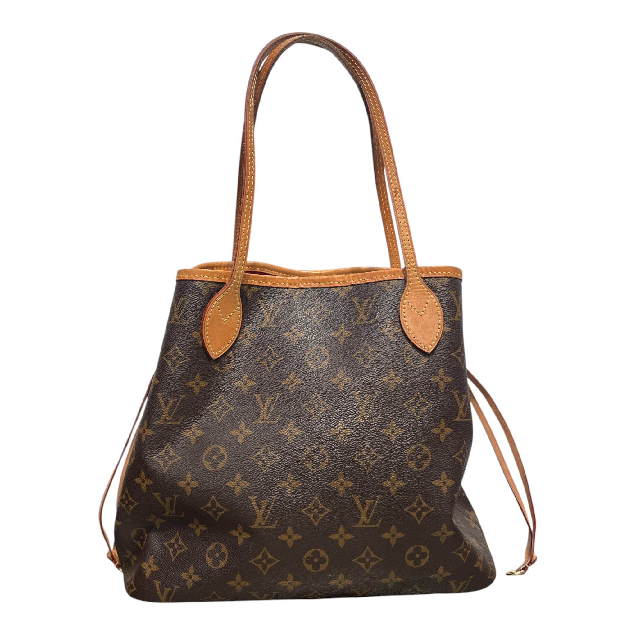 LOUIS VUITTON/Tote Bag/Monogram/Leather/BRW/NEVERFULL view 2