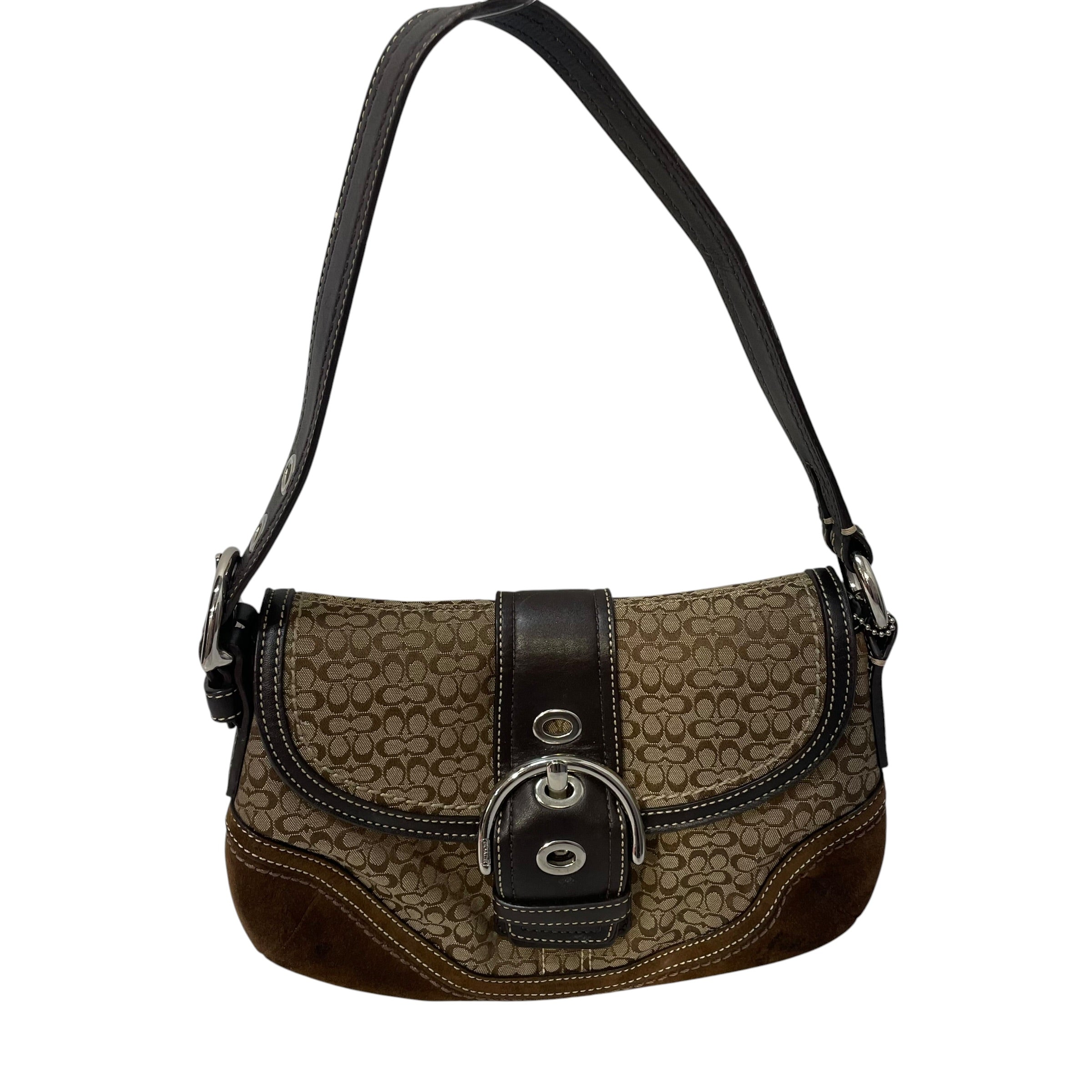 COACH/Hand Bag/Monogram/BRW/Vintage Soho F0749-F10925 view 1