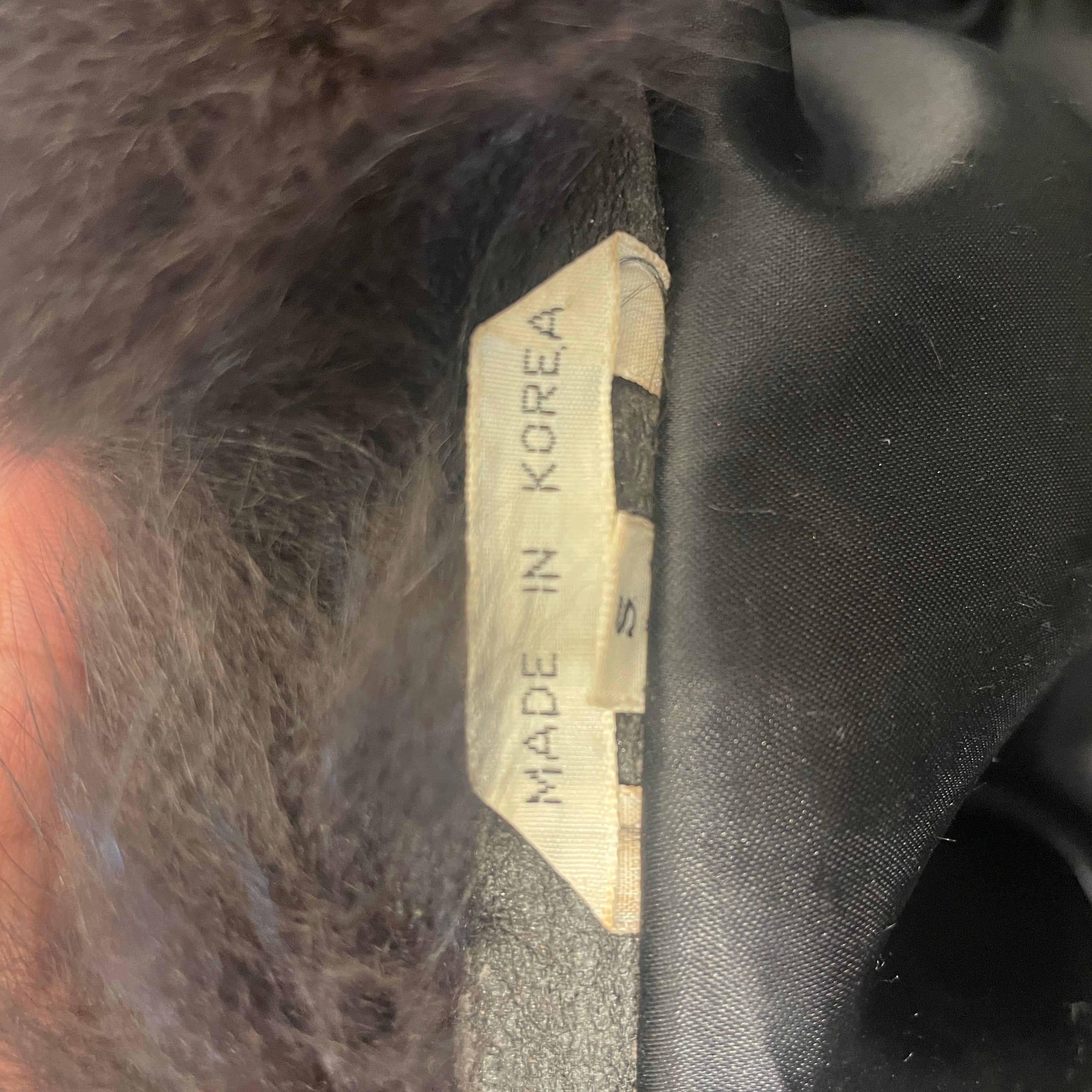 Vintage/Fur Jkt/Fur/BLK/RABBIT FUR view 5