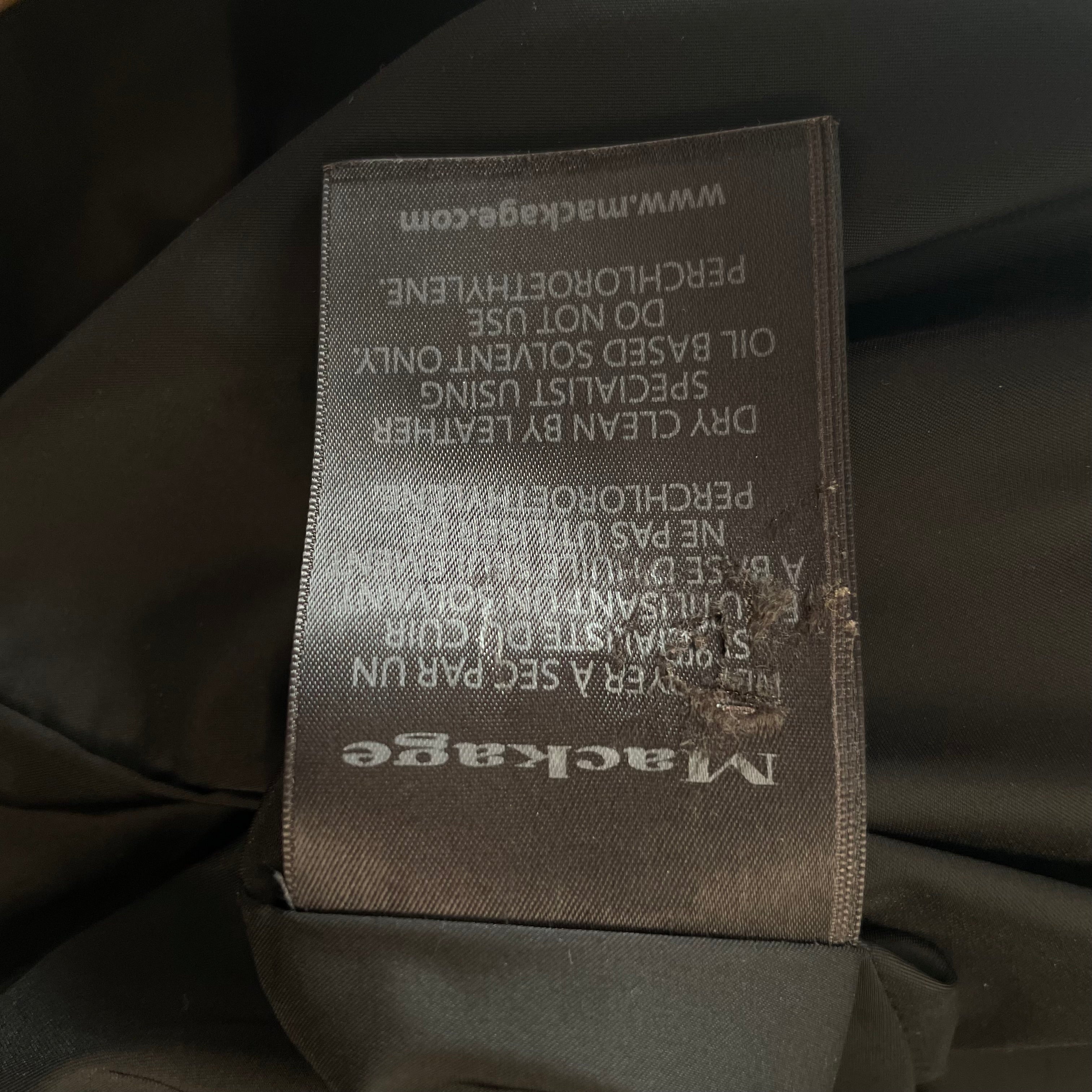 MACKAGE/Trench Coat/XXS/Polyester/BLK/BELT view 4