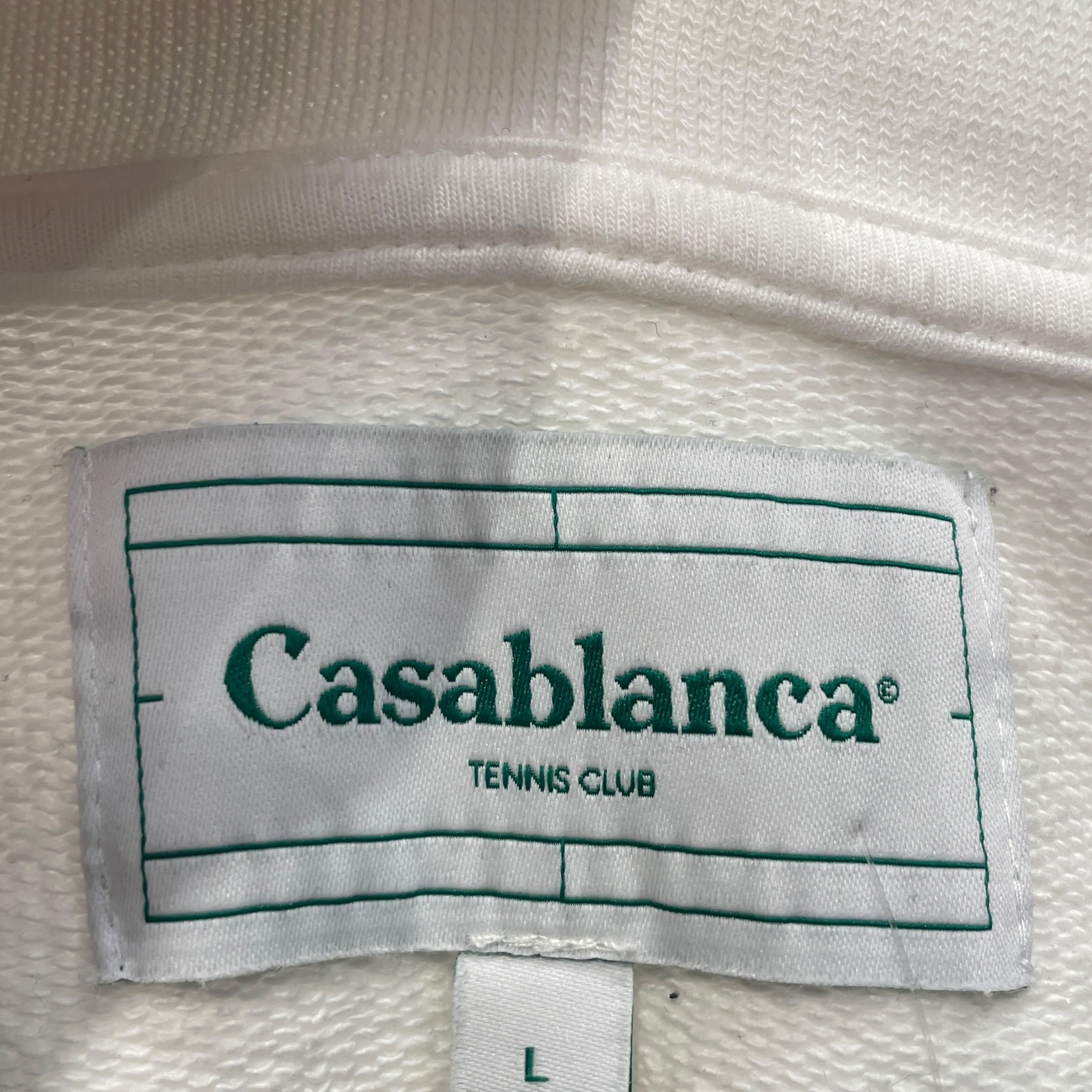 CASABLANCA/Sweater/L/Graphic/Cotton/WHT/RAINBOW TENNIS CLUB view 3