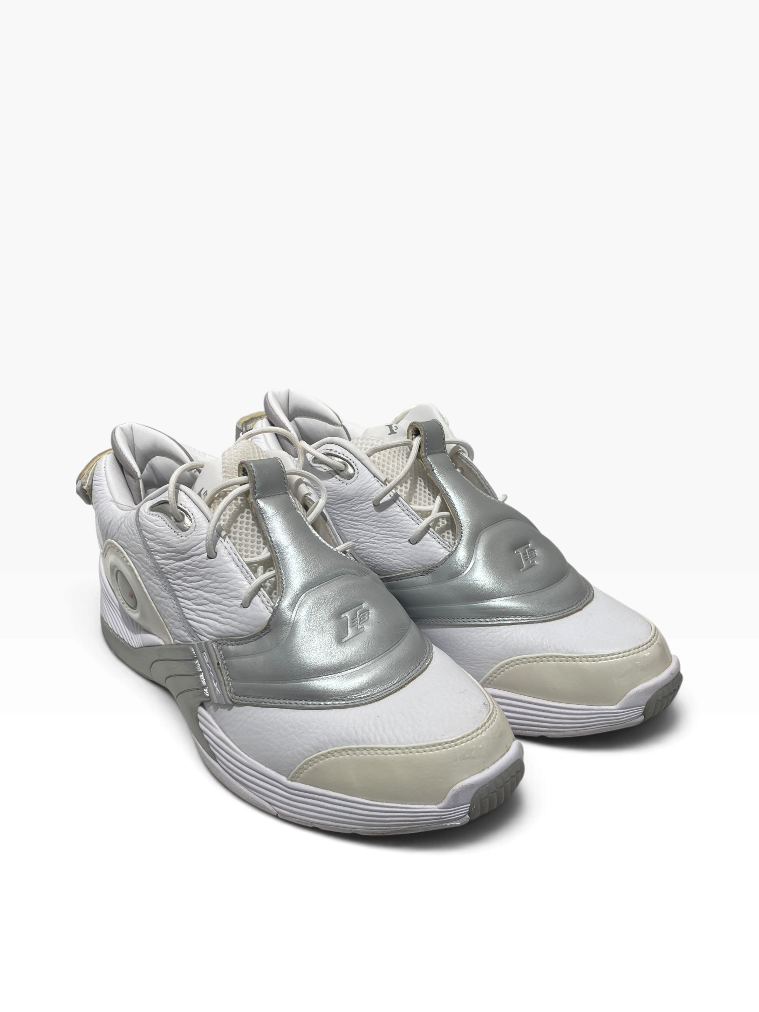 Reebok/Hi-Sneakers/US 10.5/Acrylic/SLV/iverson view 1