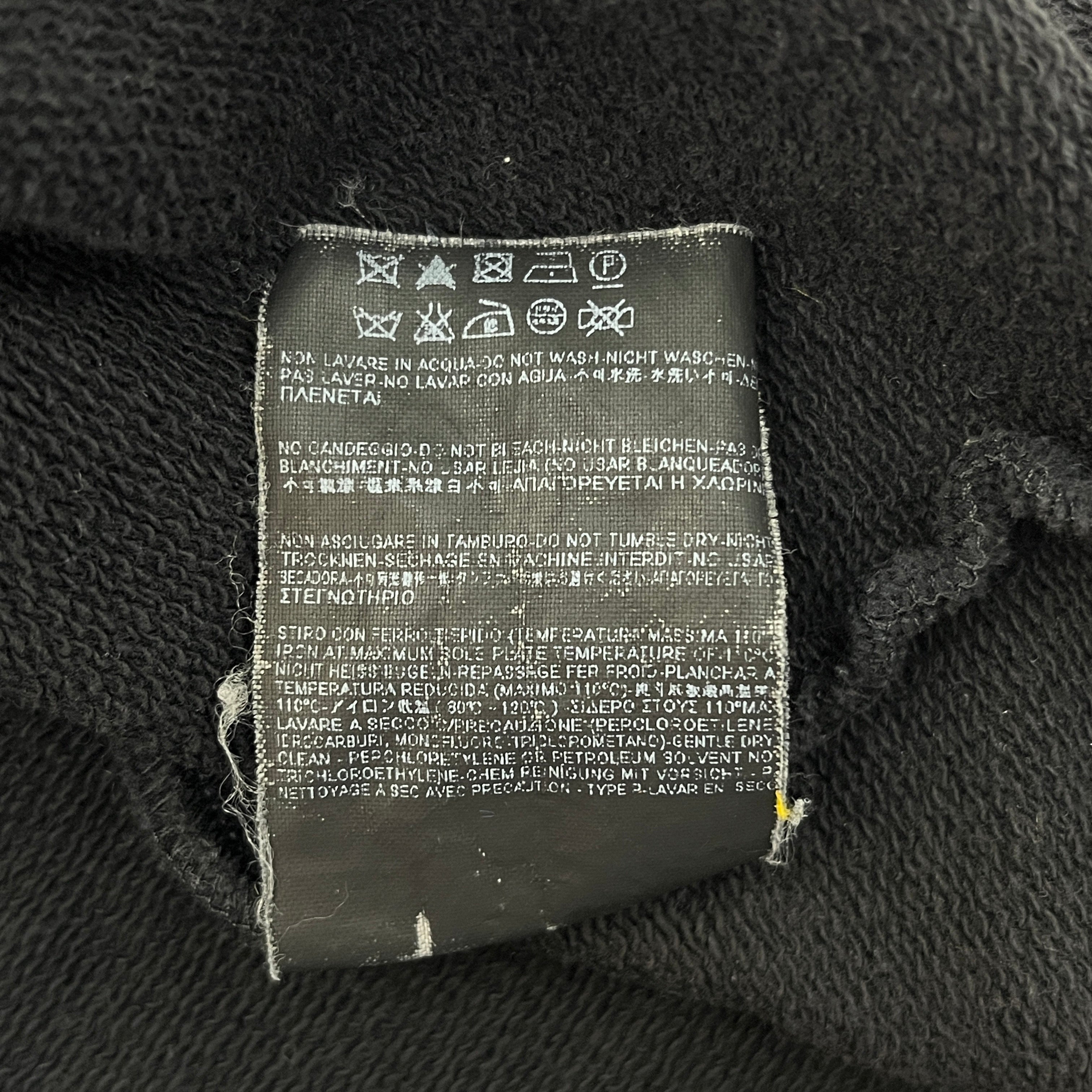 SAINT LAURENT/Hoodie/L/Cotton/BLK/Zipped Hood Sweater view 4