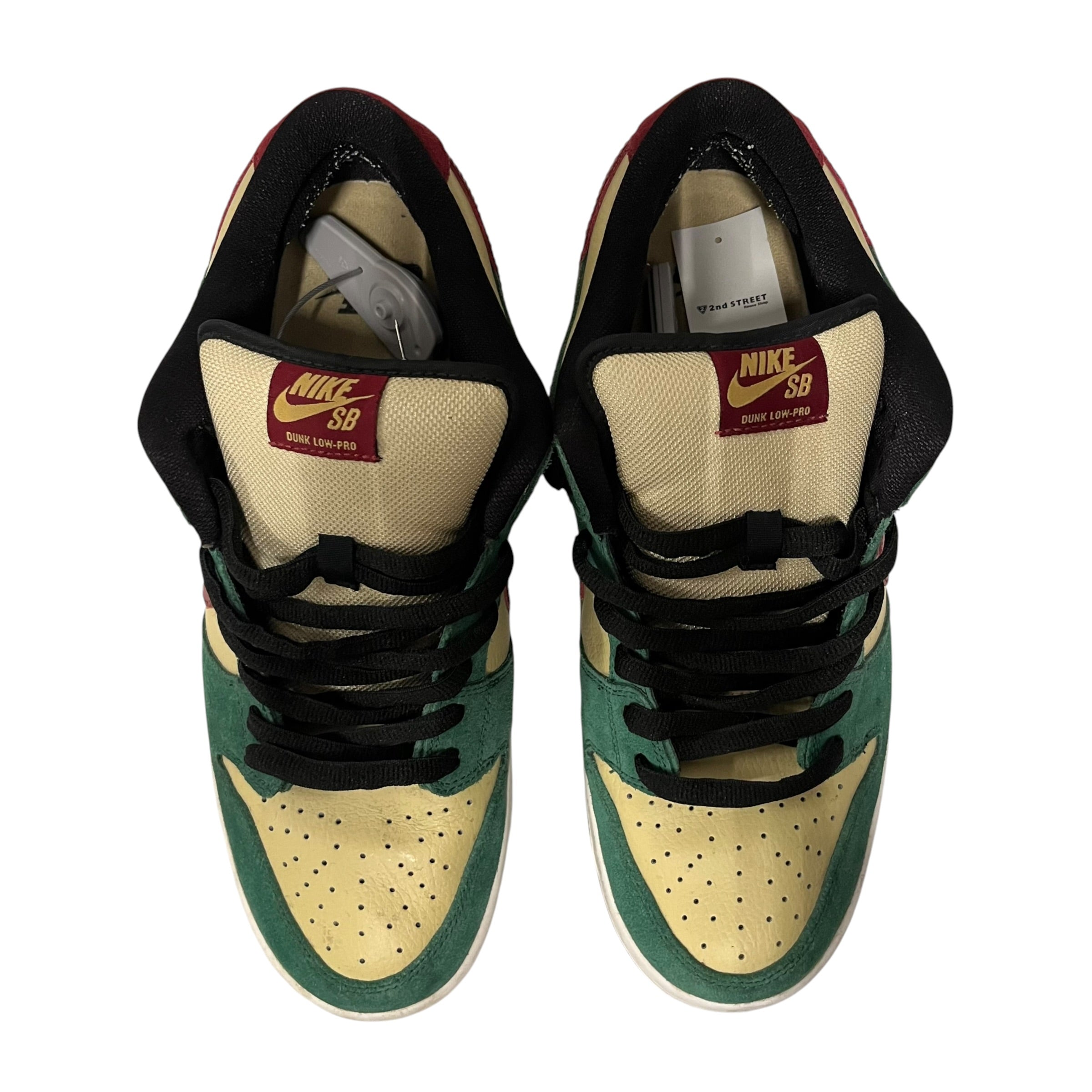 NIKE SB/Low-Sneakers/US 12/Suede/GRN/304292700 vegas gold 2011 view 4