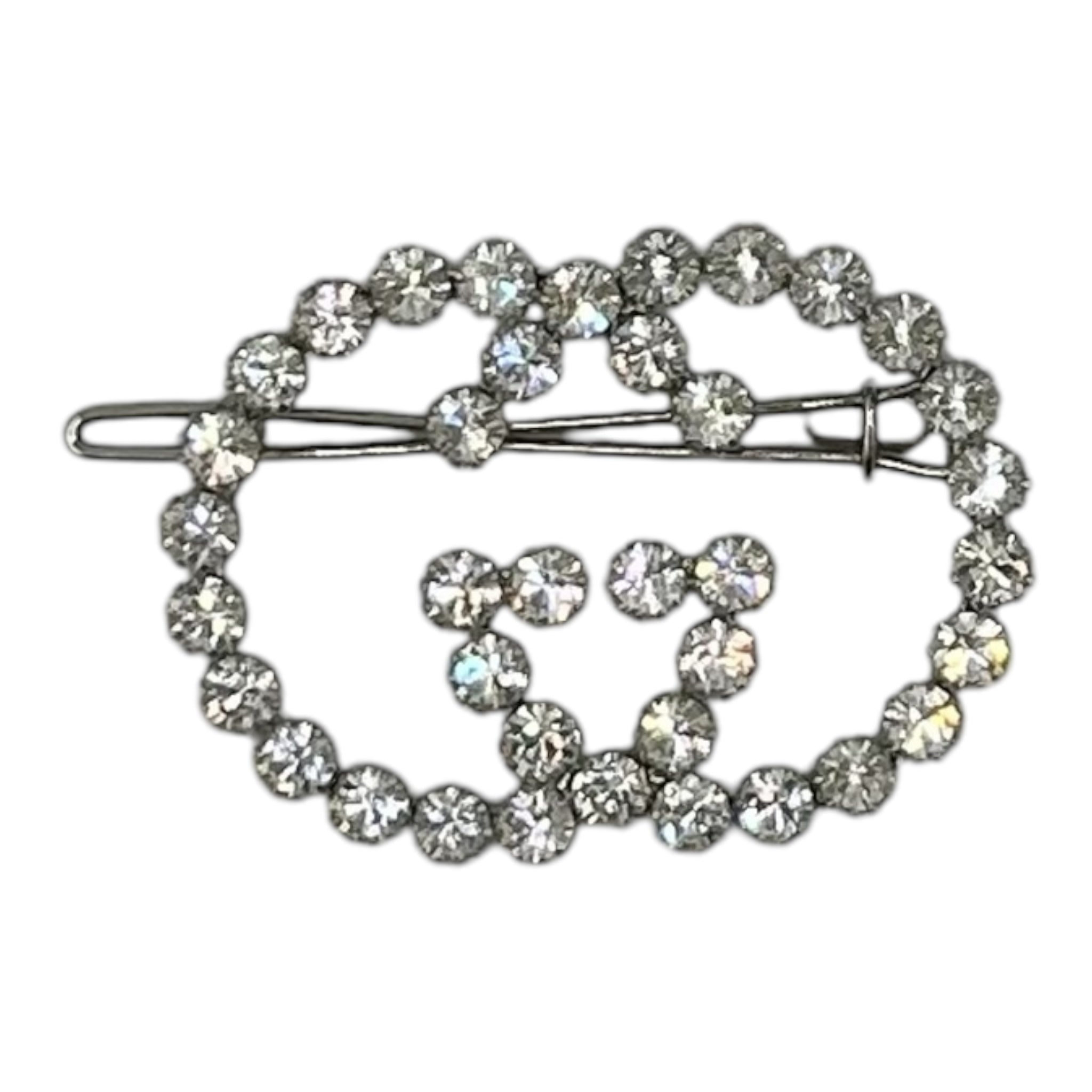 GUCCI/Crystal/Interlocking/GG/HairClip/Multicolor/ view 1
