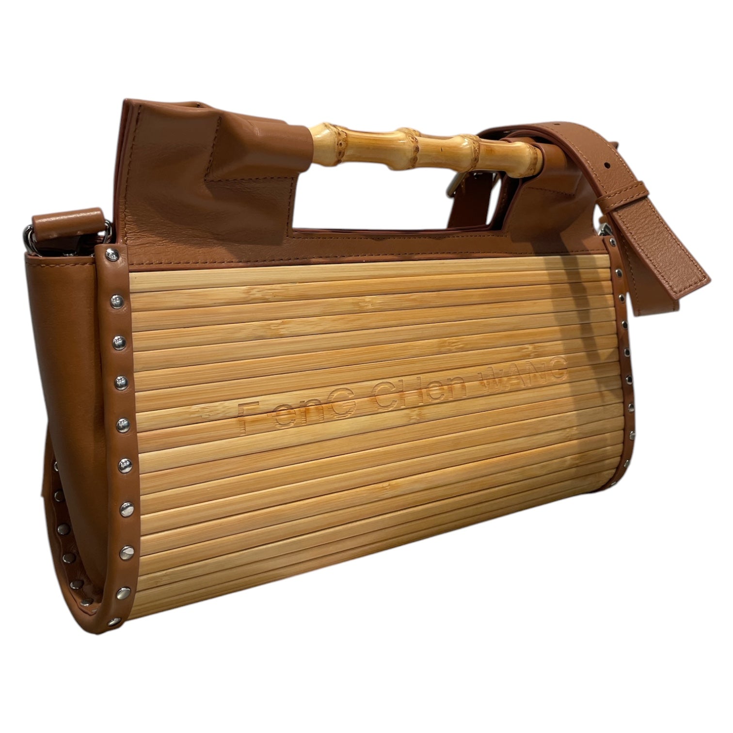 Feng Chen Wang/Cross Body Bag/BRW/Bamboo w/ leather strap view 5