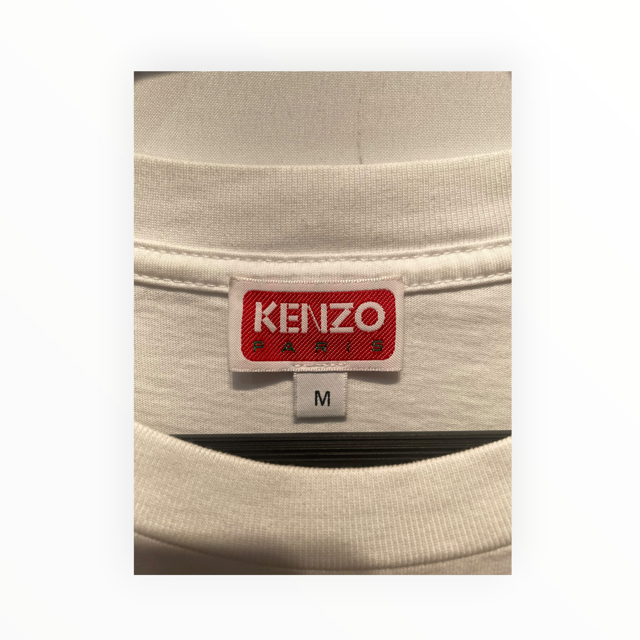 KENZO/T-Shirt/M/Cotton/WHT/KENZO FLOWER GRAPHIC view 3