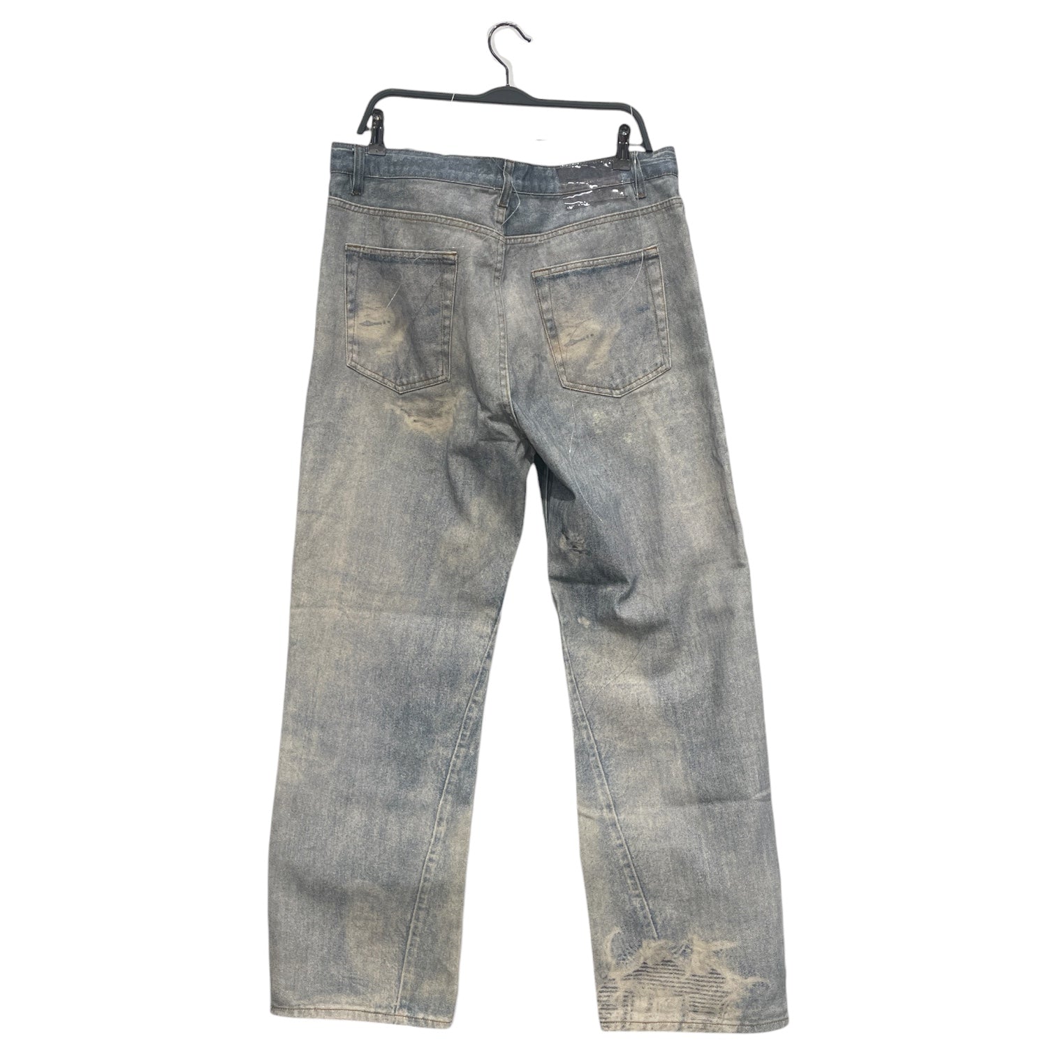 OUR LEGACY/Straight Pants/32/Denim/IDG/Graphic/PRINTED DENIM view 2
