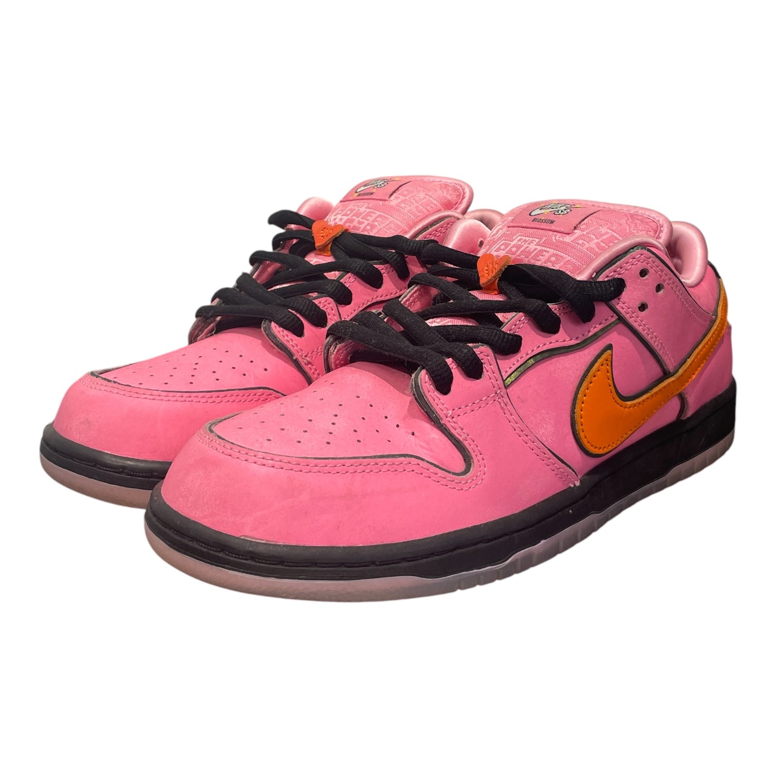 NIKE SB/Low-Sneakers/US 9/Leather/PNK/PINK POWERPUFF DUNK LOW view 2