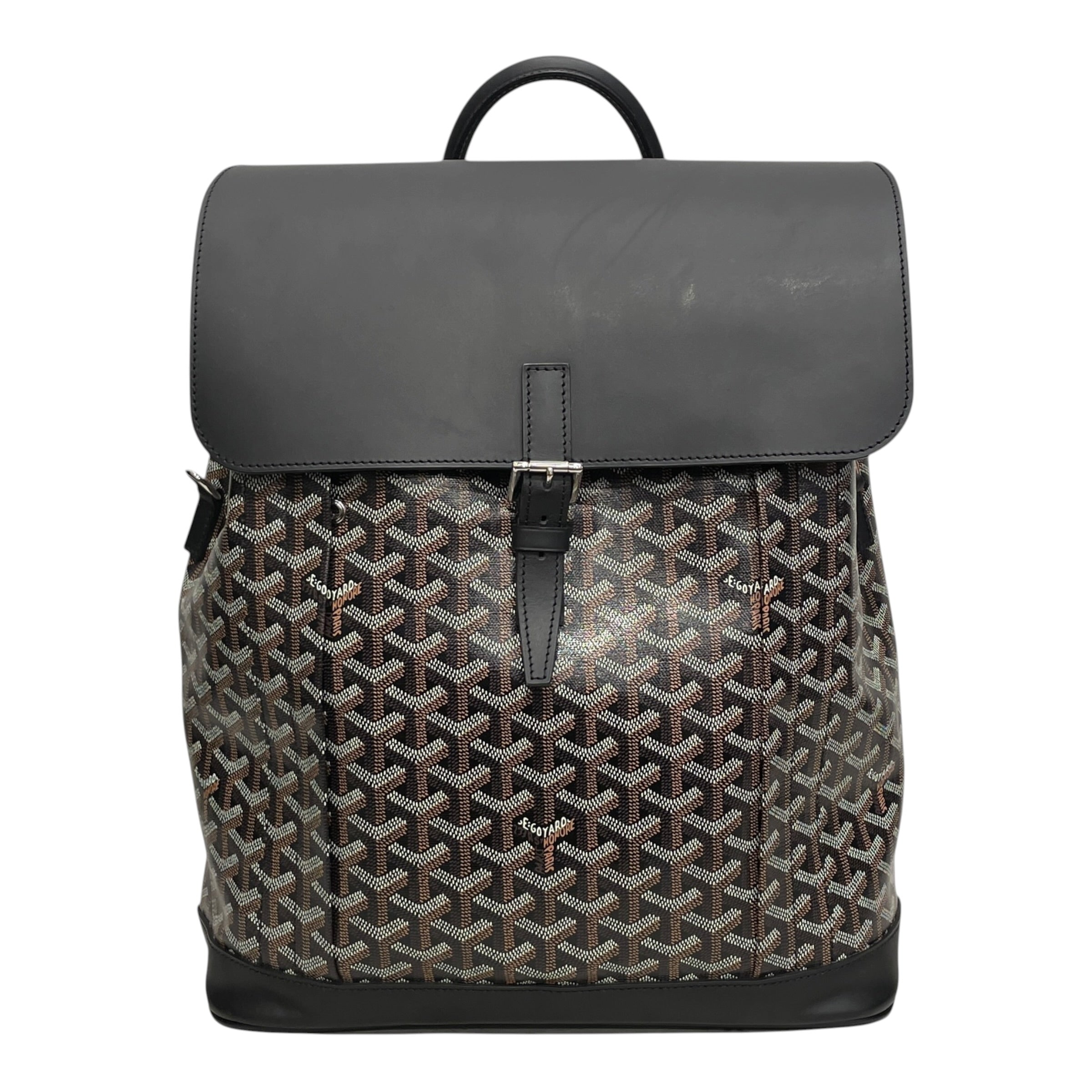 GOYARD/Backpack/Monogram/Leather/BRW/GOYARDINE ALPIN BAG view 1